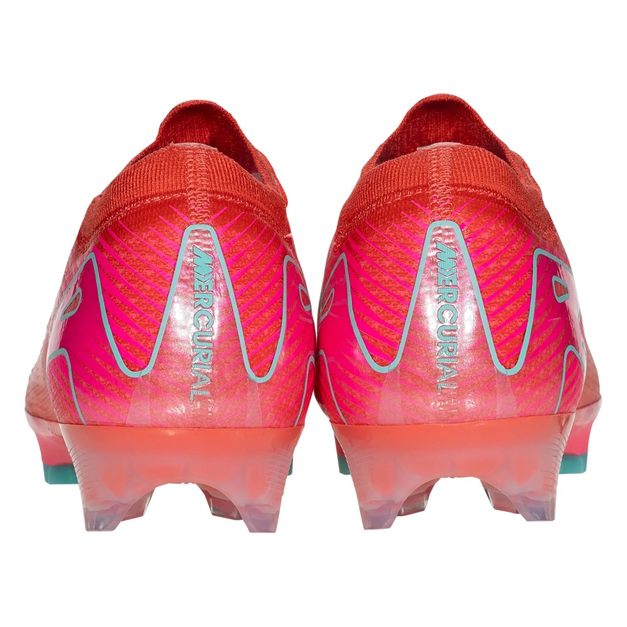 snowy - day shoes ice - climbing - glacier shoes Nike Zoom Vapor 16 Elite FG Soccer Cleats (Ember Glow/Aurora Green)