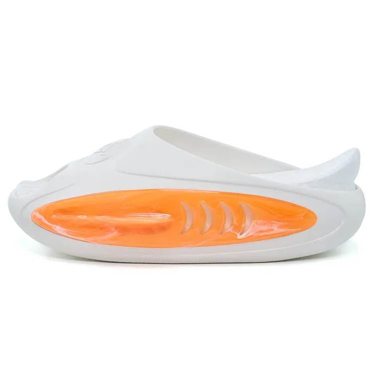 Active Support Fashion Forward Rigorer Shark 2 Slides 'White/Orange'  [Z324160507-1]