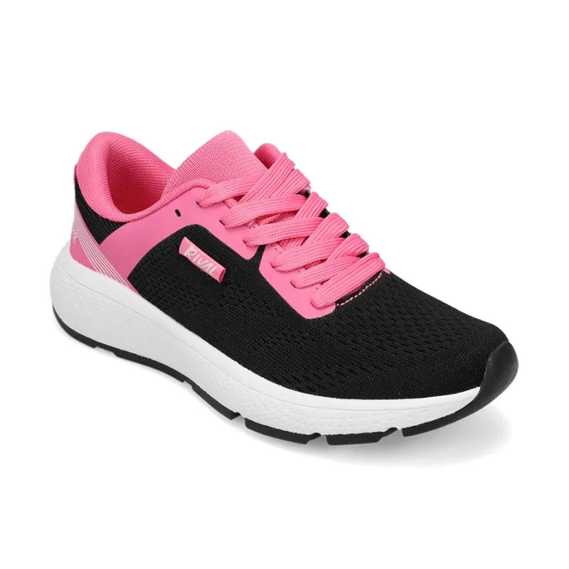 RIVAL Women's Rush - Black/Pink/White Breathable Ease lake