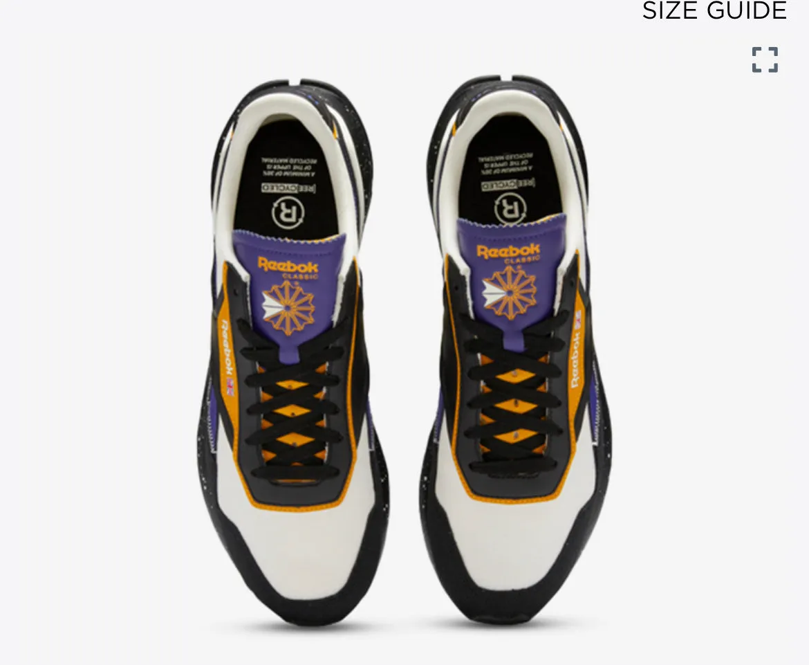 Reebok CL Legacy AZ (Black/Chalk/Purple) Embroidered