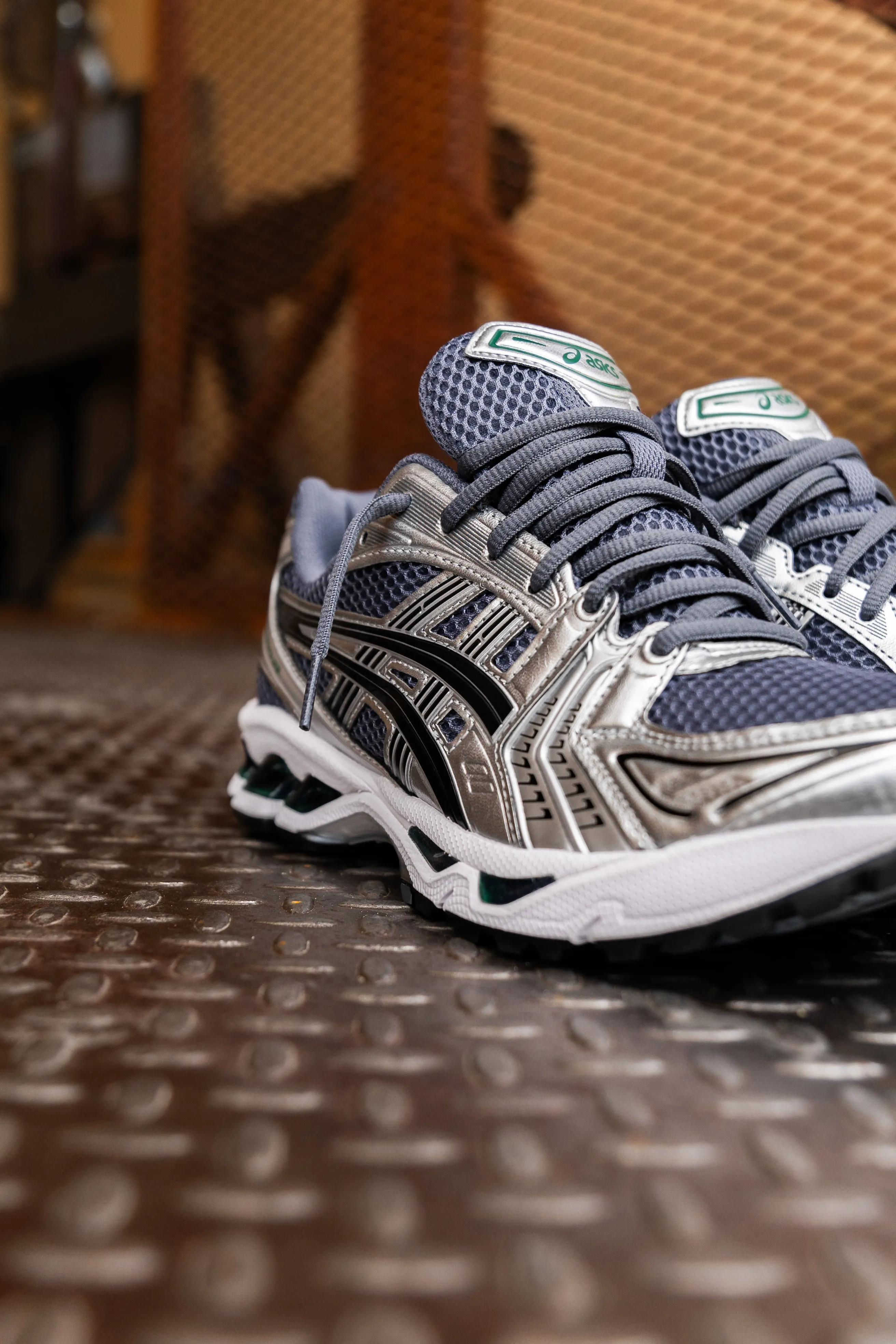 Mens Asics Gel-Kayano 14 (Metropolis/Jasper Green) least winter palette