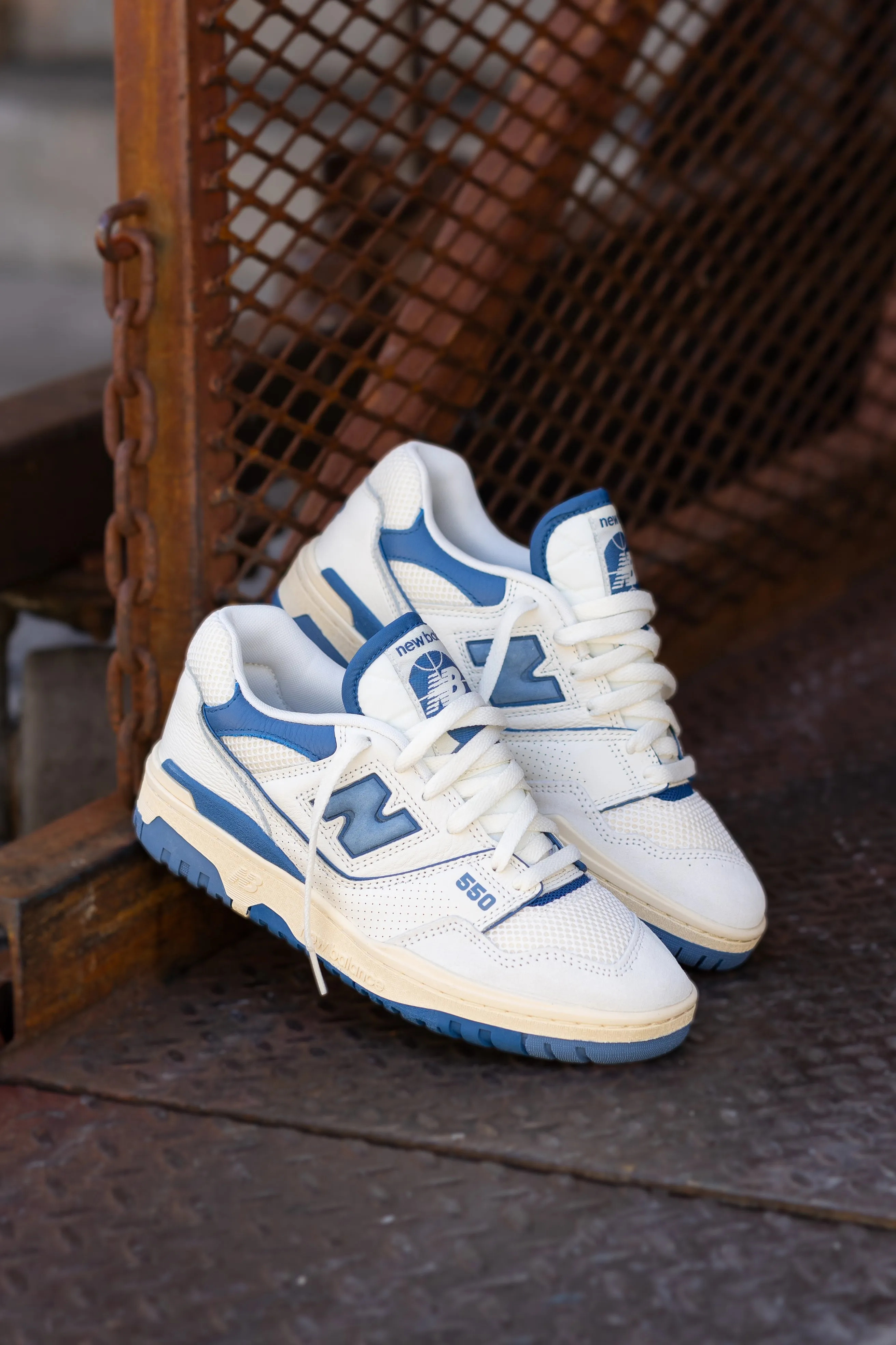 Mens New Balance 550 (White/Blue) - BB550CPD Amateur