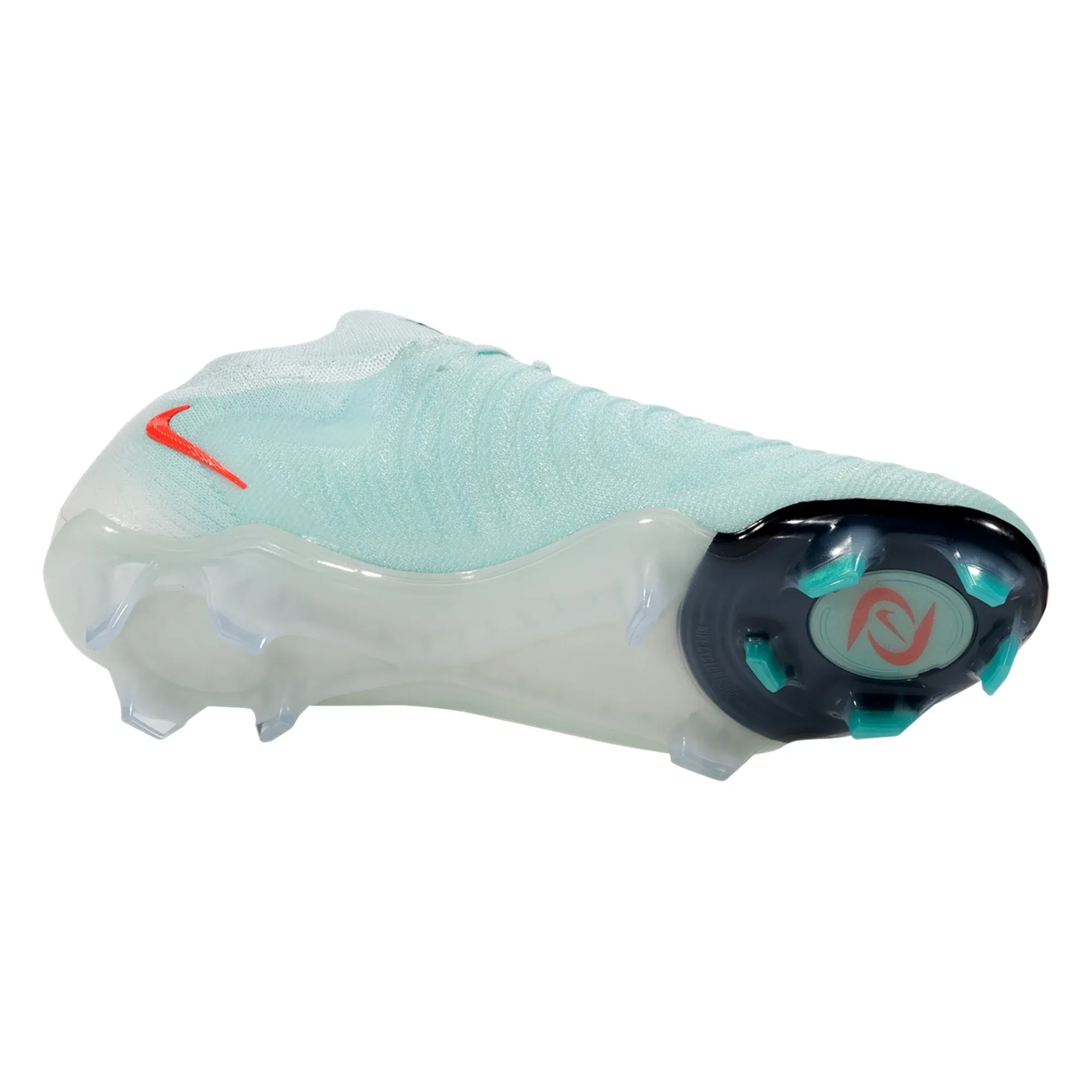 high - traction sole shoes Nike Phantom GX II Elite FG Soccer Cleats (Mint/Atomic Red-Off Noir)