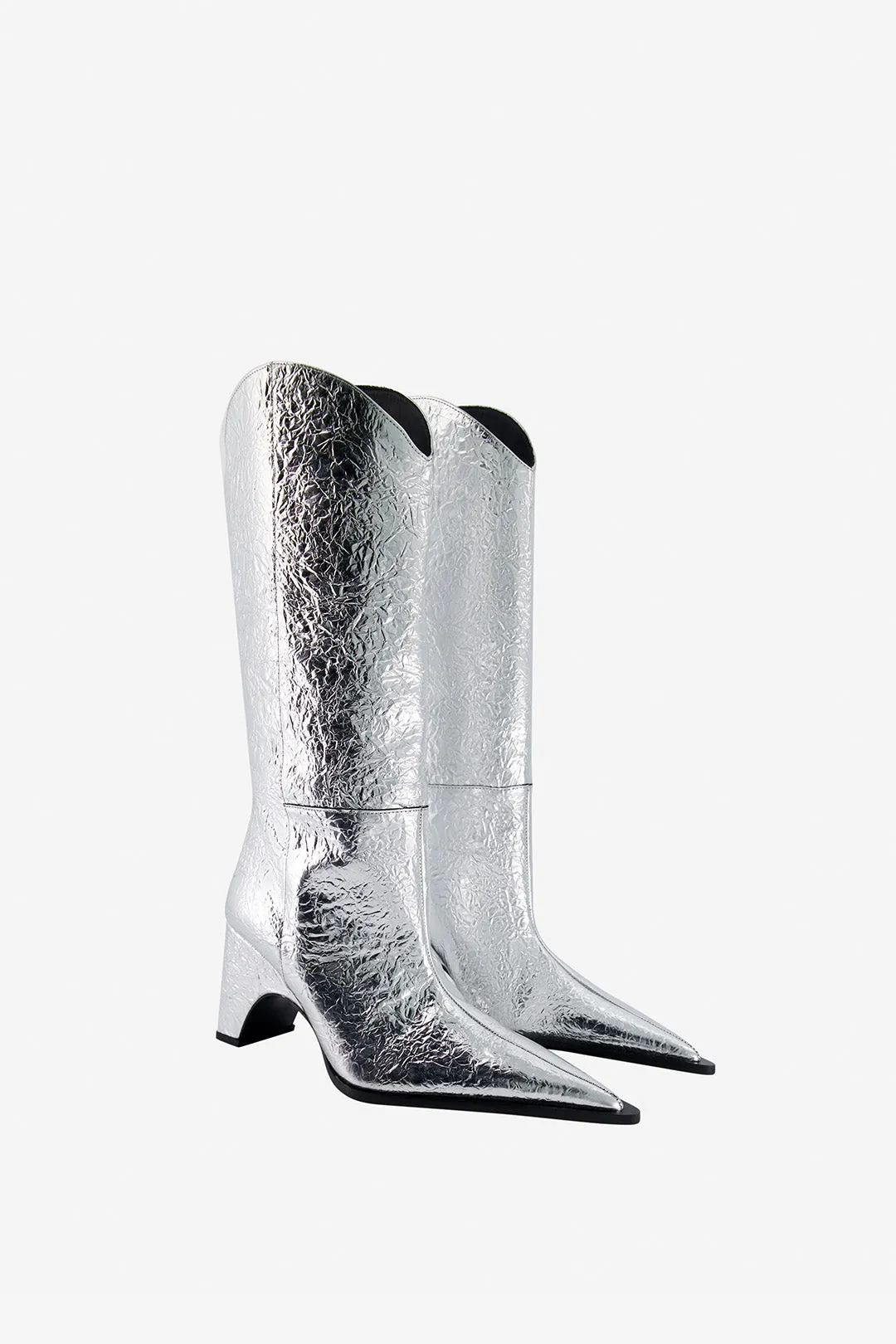 Foil Bridge Cowboy Boot Work Base Gold Tone