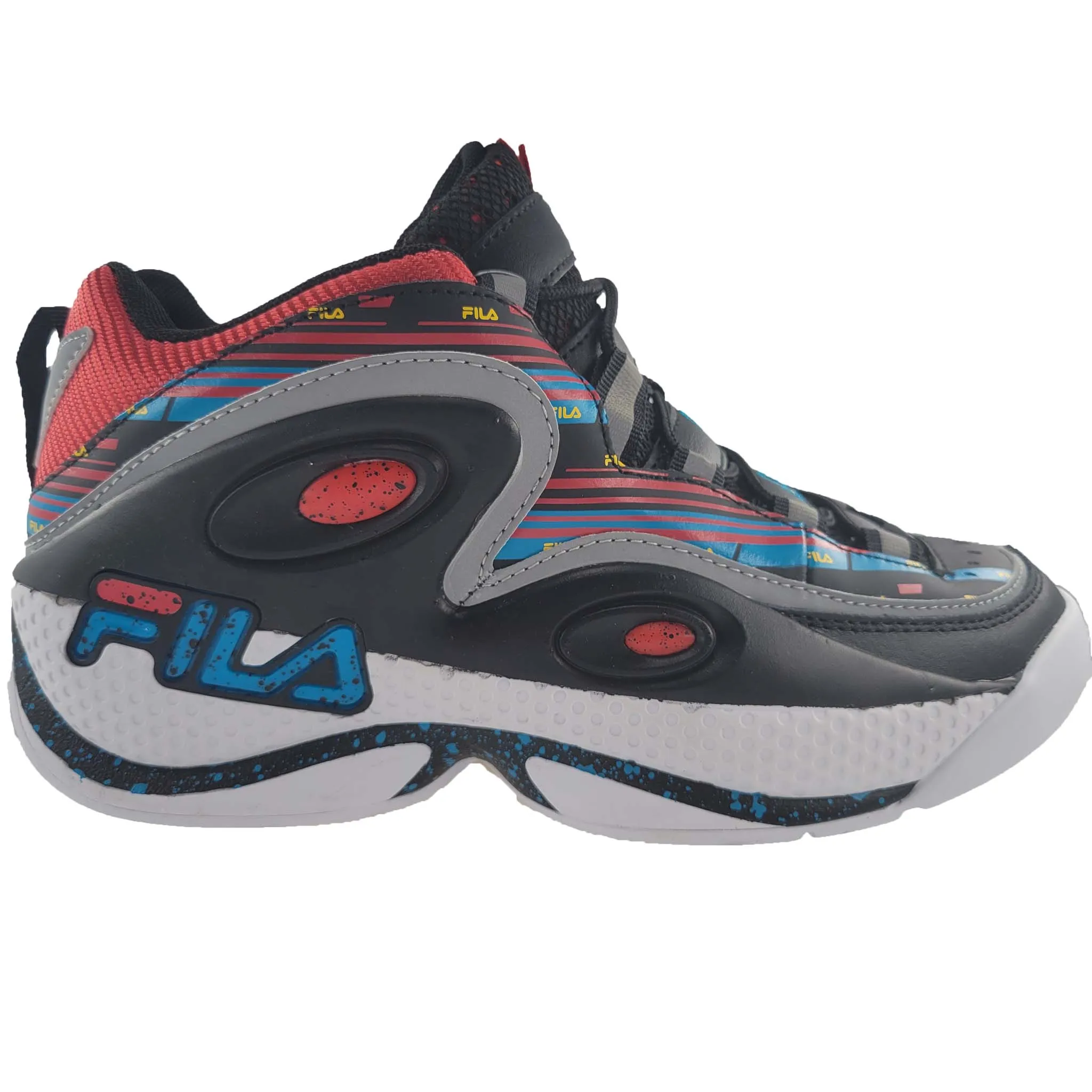 Secure fit Fila Men's 1BM01289-027 Grant Hill 3 Athletic Basketball Shoes