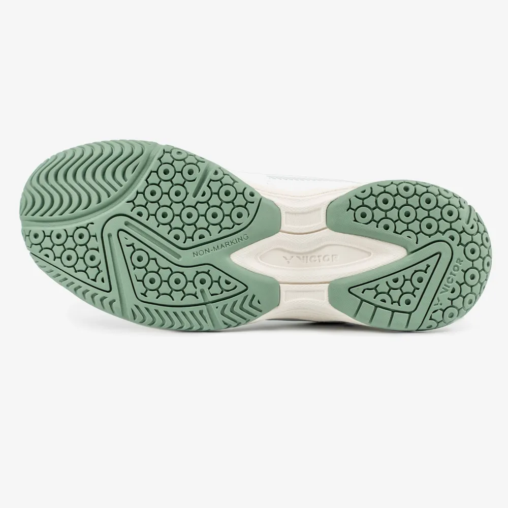 Victor A170II-AG Court Shoe (Brilliant White/Granite Green) Power Titan