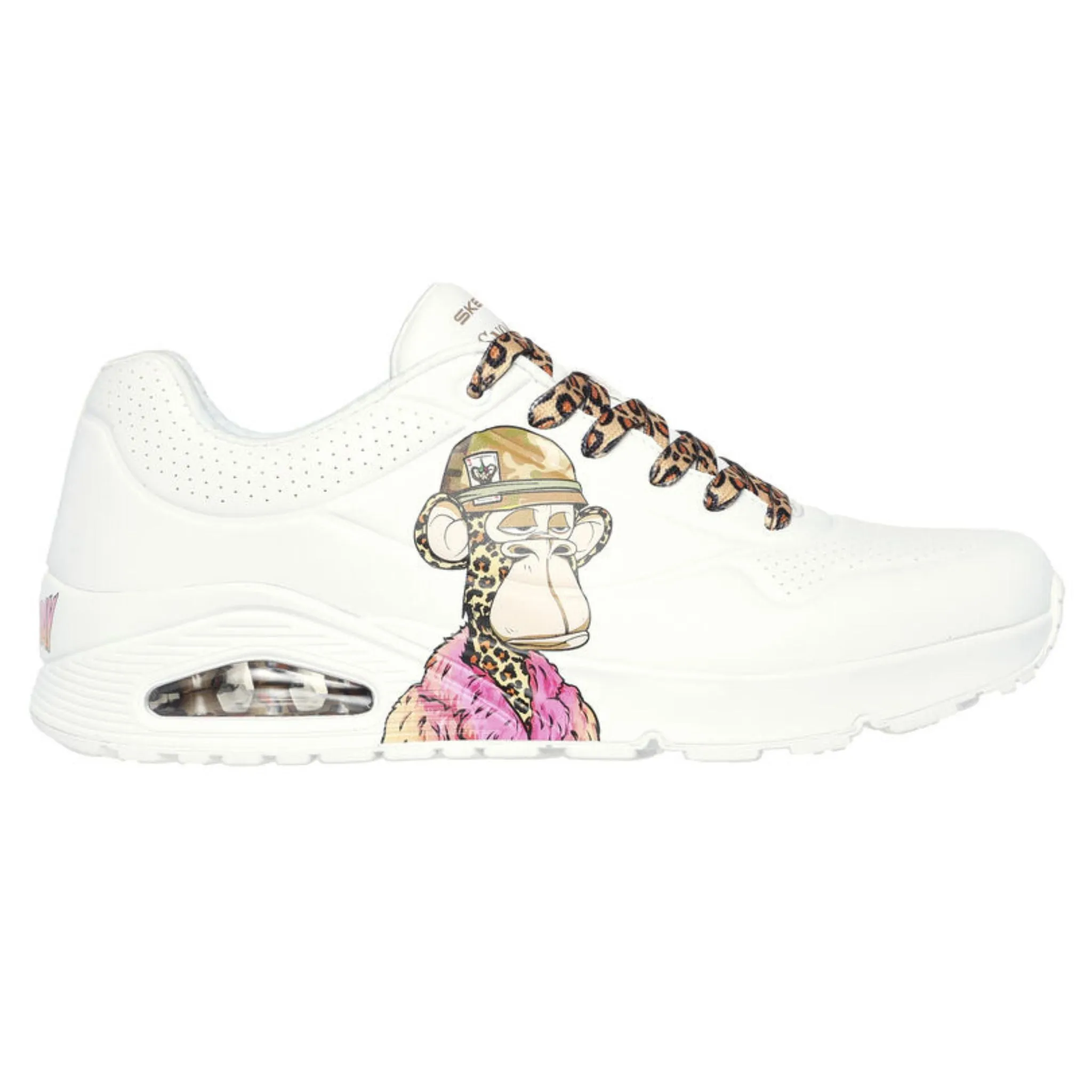 Skechers Men's 251014 Snoop Dogg Uno- Dr. Bombay  White Casual Shoes Daily Commute Move Naturally