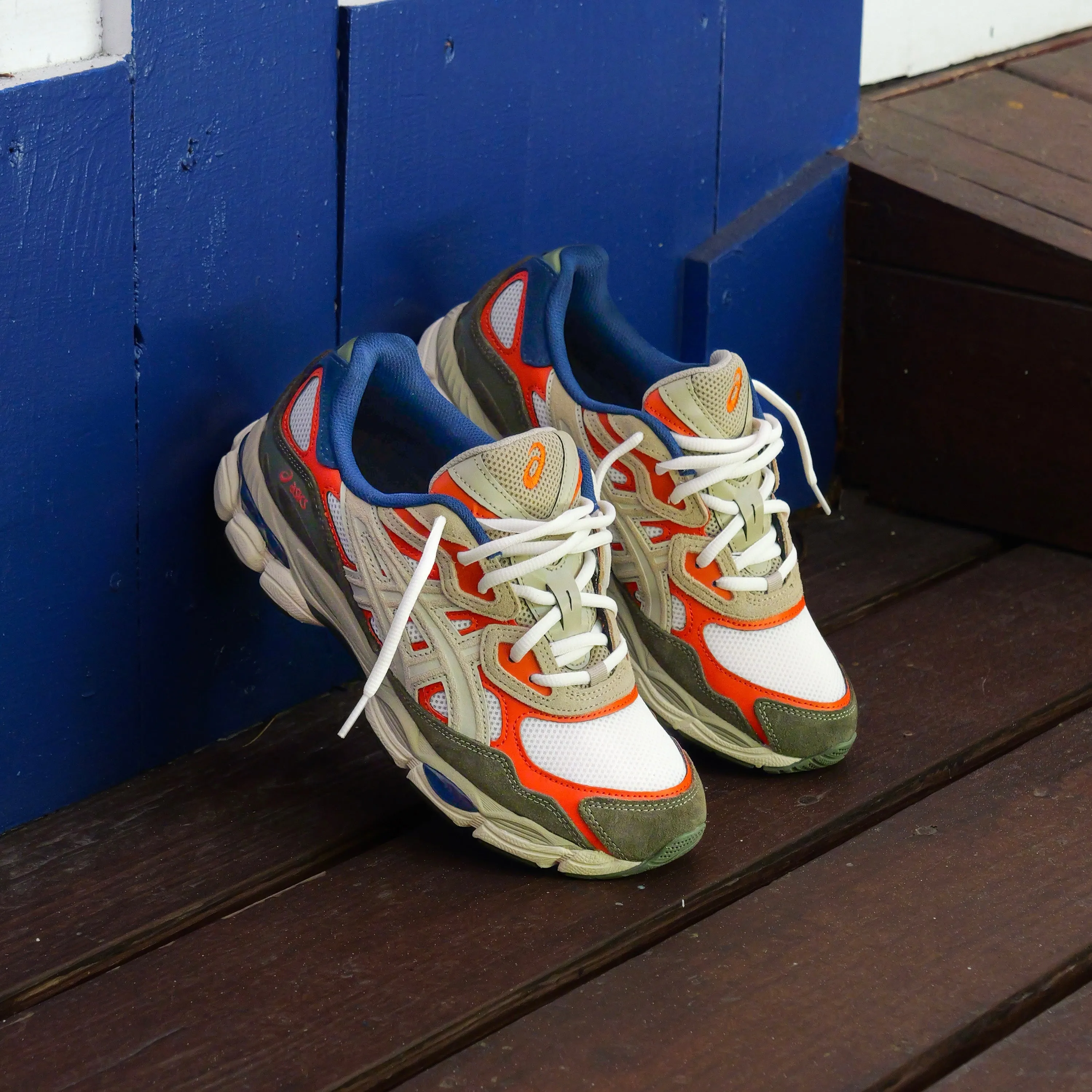 Mens Asics Gel-NYC (Cream/Irvine) all - terrain Elegant flair