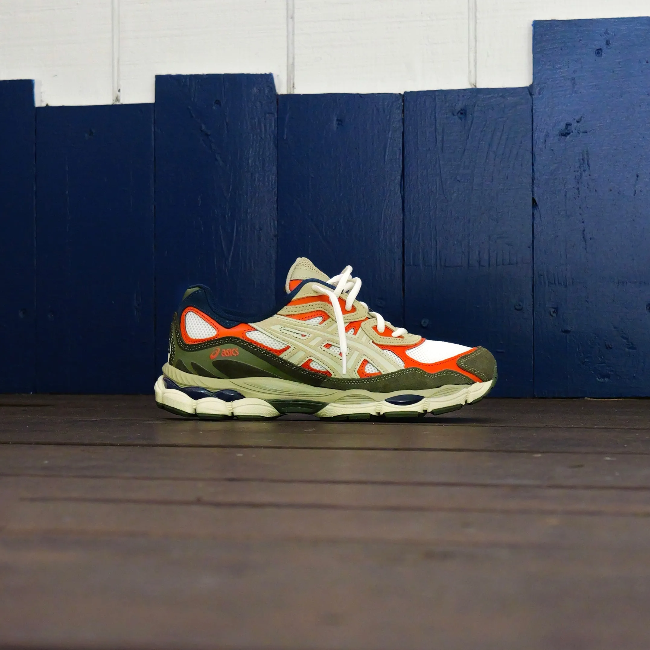 Mens Asics Gel-NYC (Cream/Irvine) Casual grip