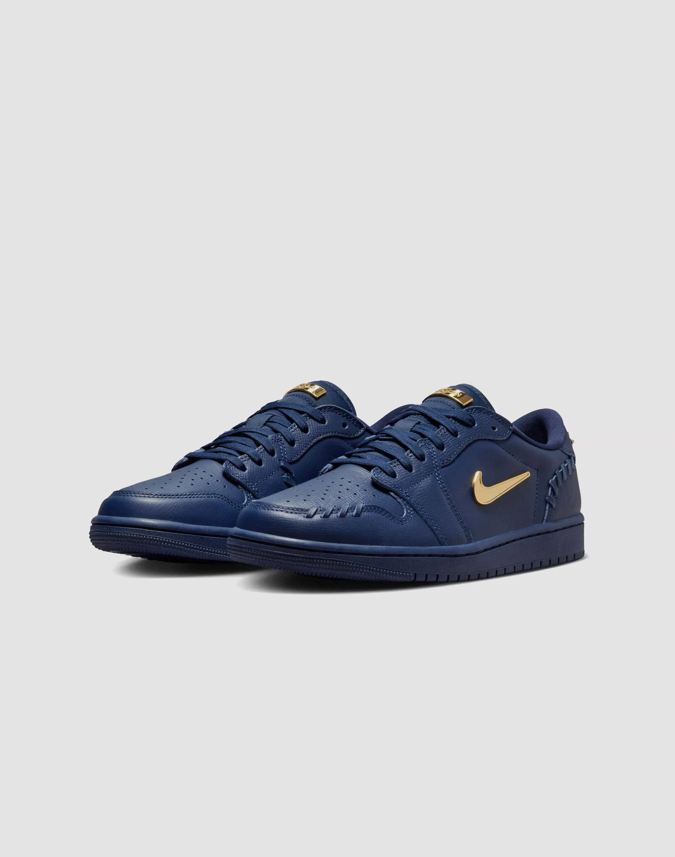 Nike 1 Low Method of Make "Midnight Navy/Metallic Gold" Neutral Tone Options 3D printed midsole