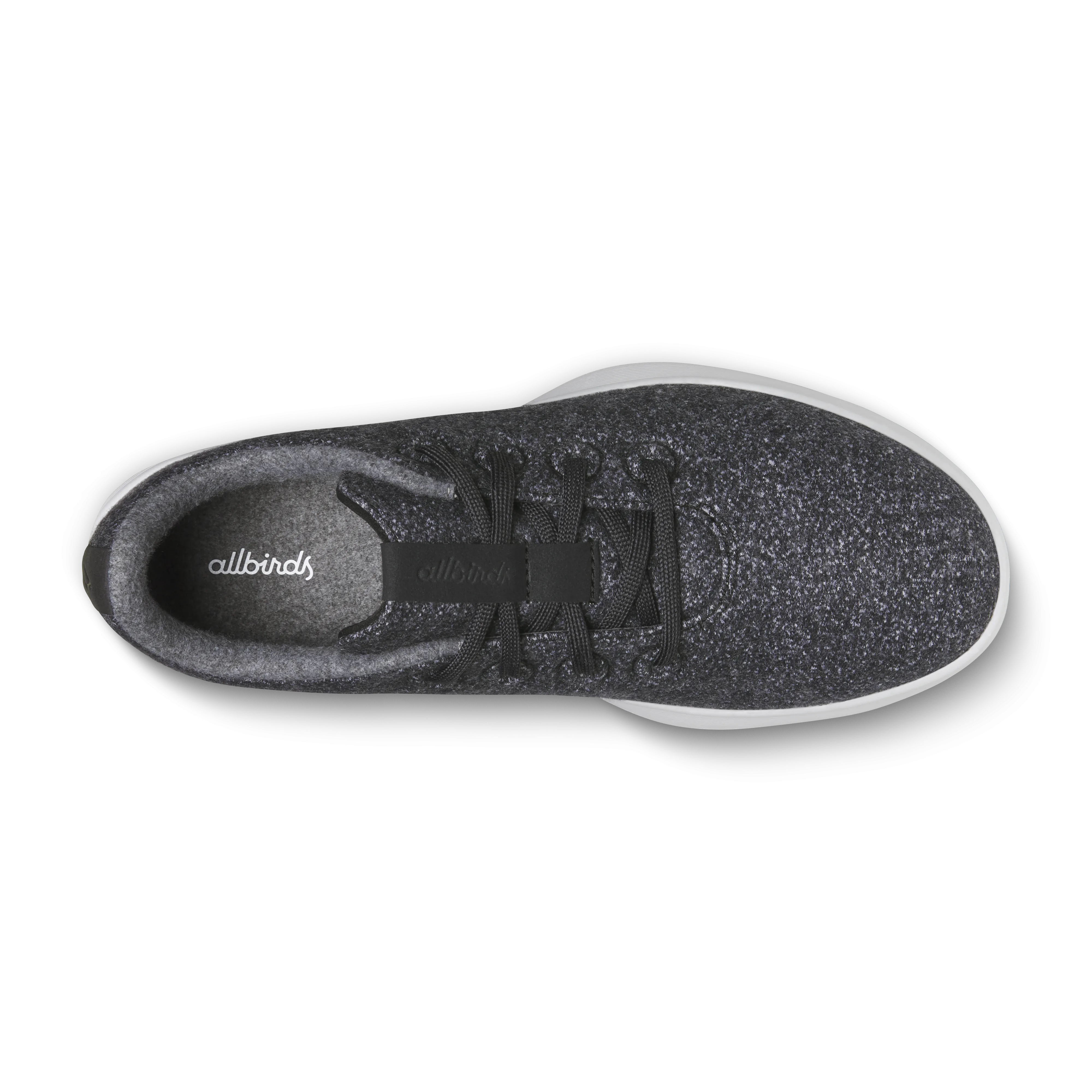 Non-Slip Sole Zip   Up Men's Wool Runner NZ - Dark Grey (Light Grey Sole)