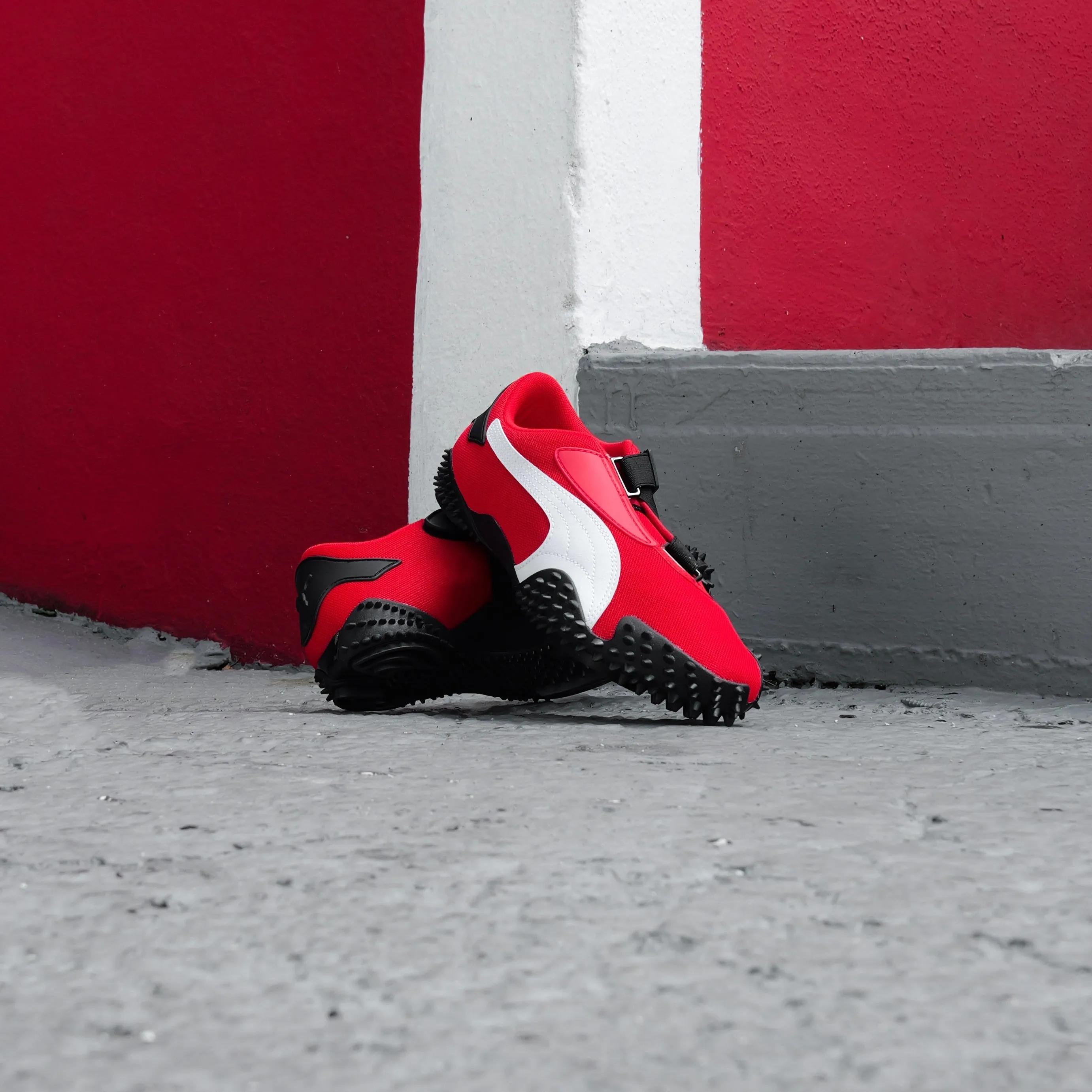 Travelers mountainous Mens Puma Mostro OG Prime (All Time Red/Puma White)