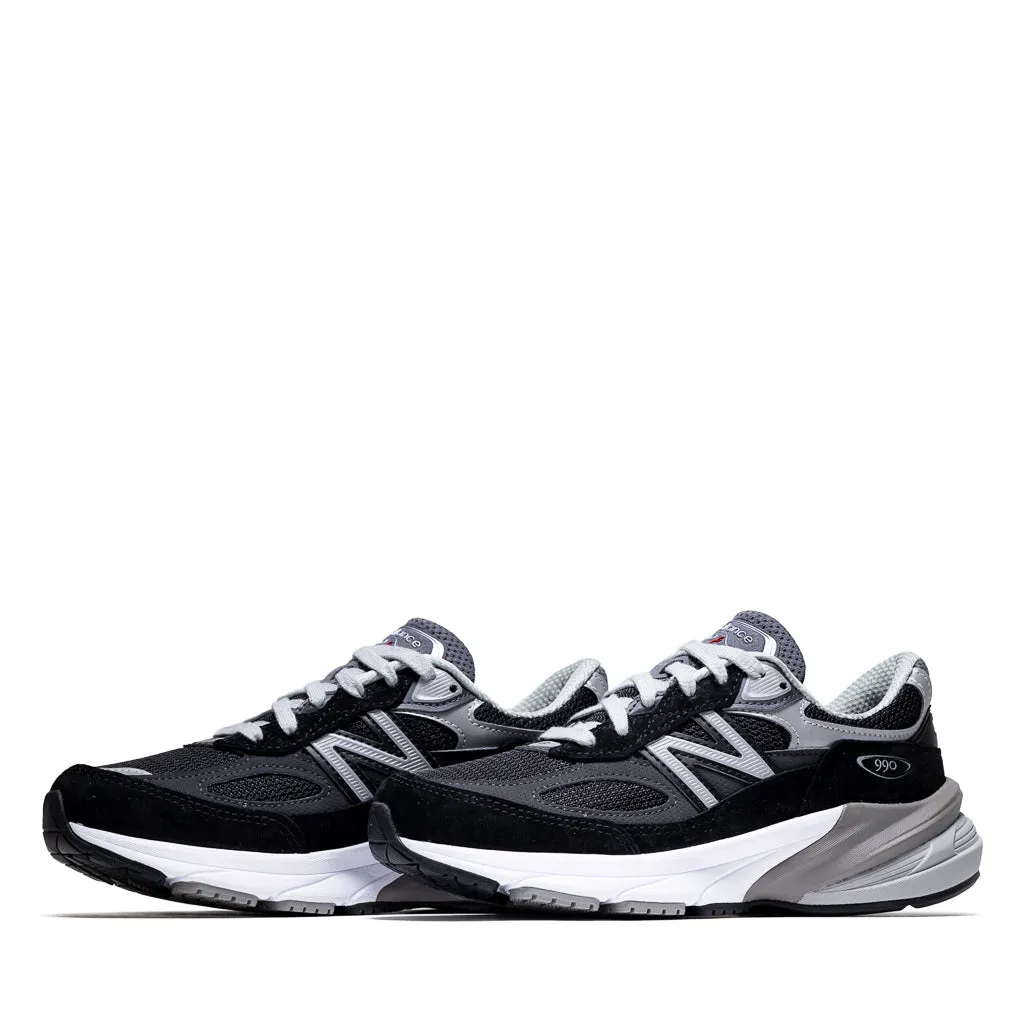 Women's New Balance Made in USA 990v6 - Black Trail Performance