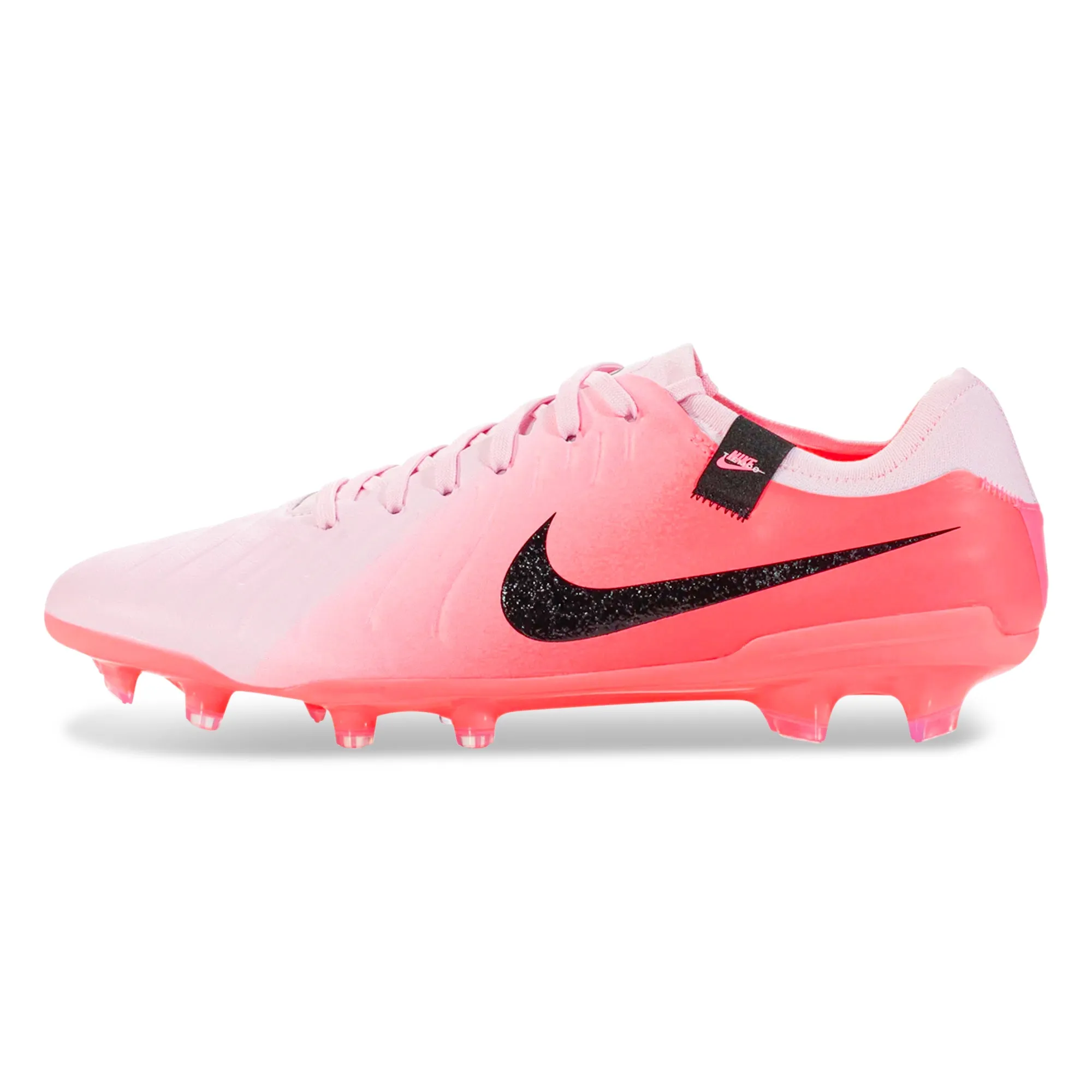 Purple practice session Nike Legend 10 Pro FG Soccer Cleats (Pink Foam/Black)