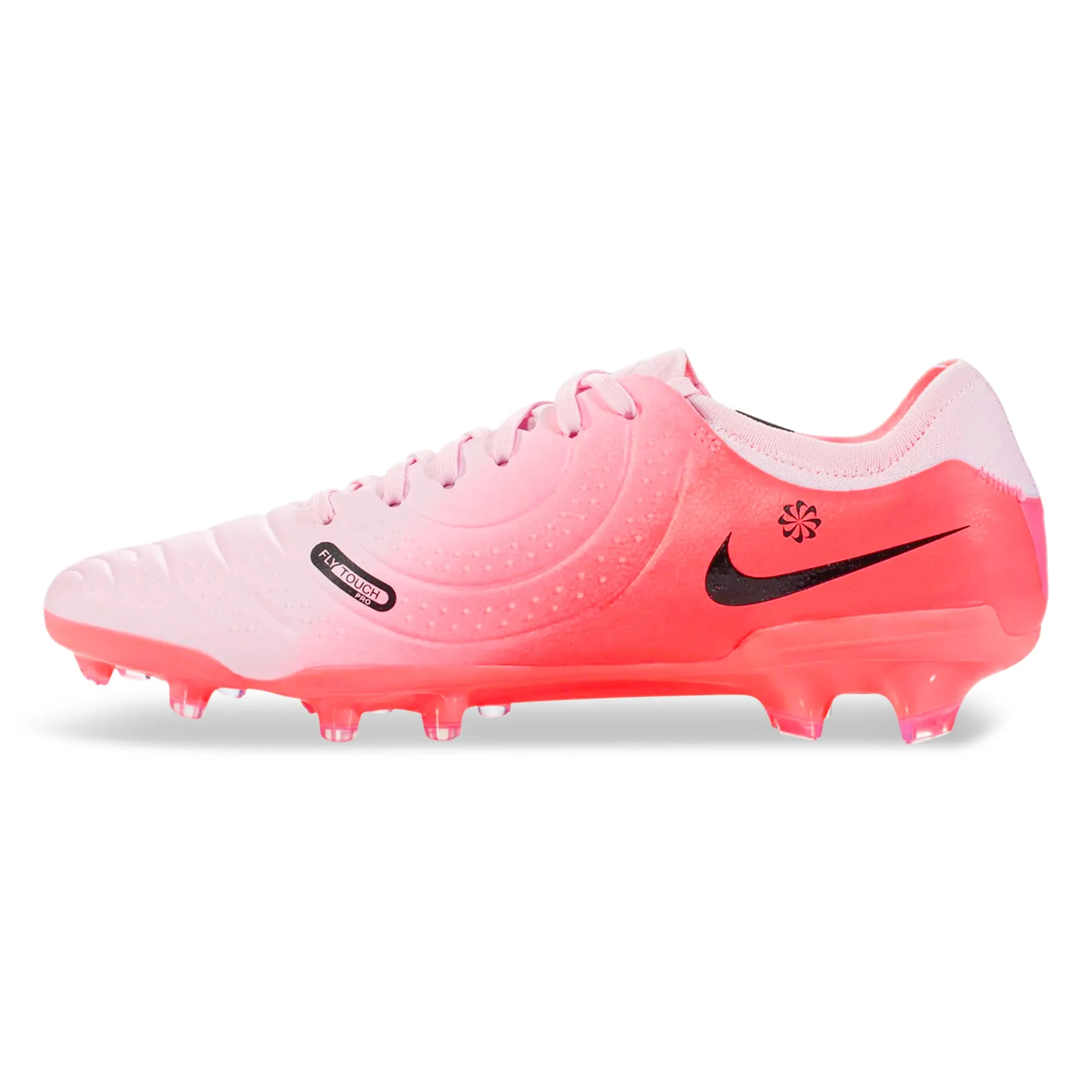 water - resistant glossy - finish shoes Nike Legend 10 Pro FG Soccer Cleats (Pink Foam/Black)