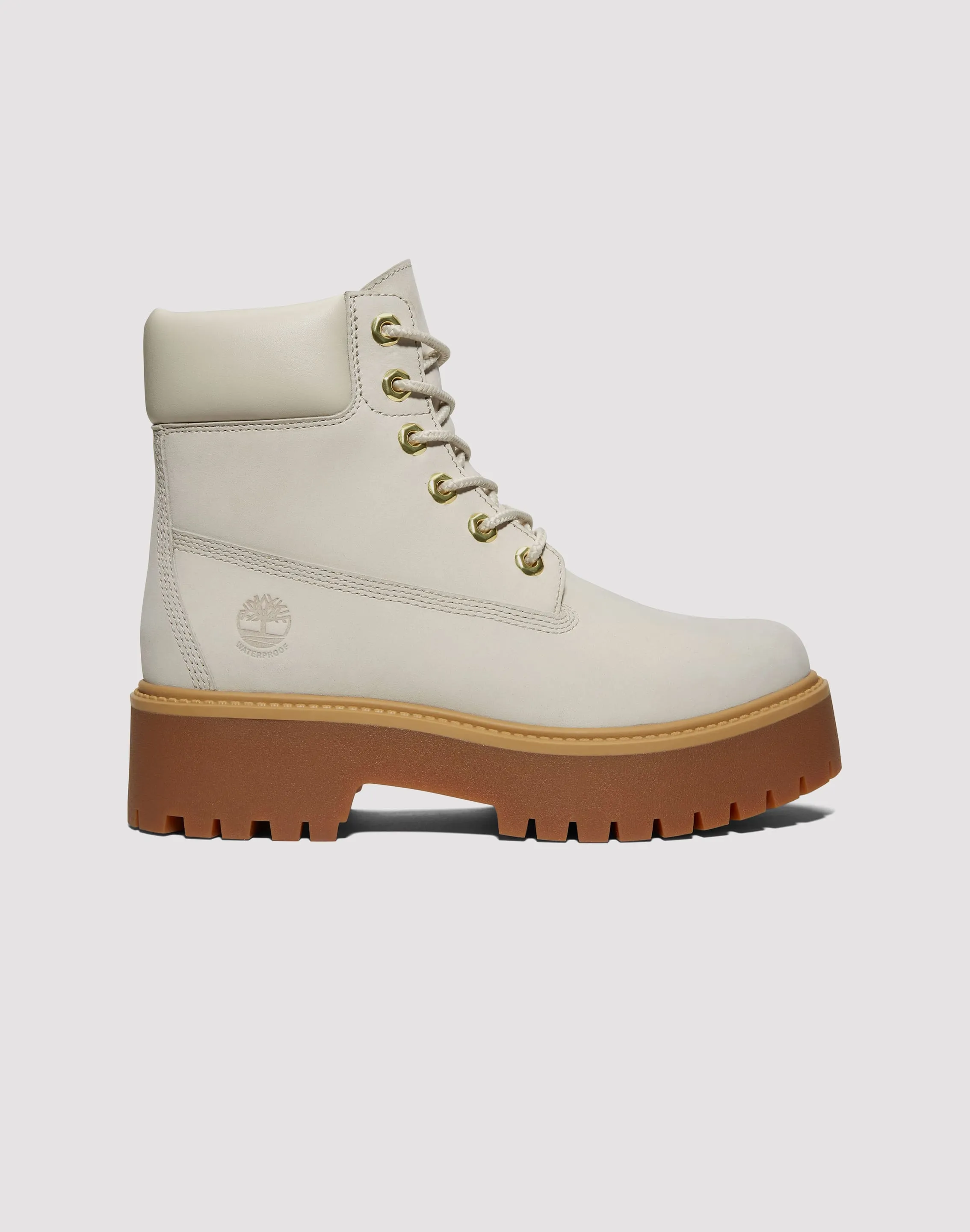 Timberland Stone Street 6 Inch Lace Up Waterproof Boot Classic Flexible Build