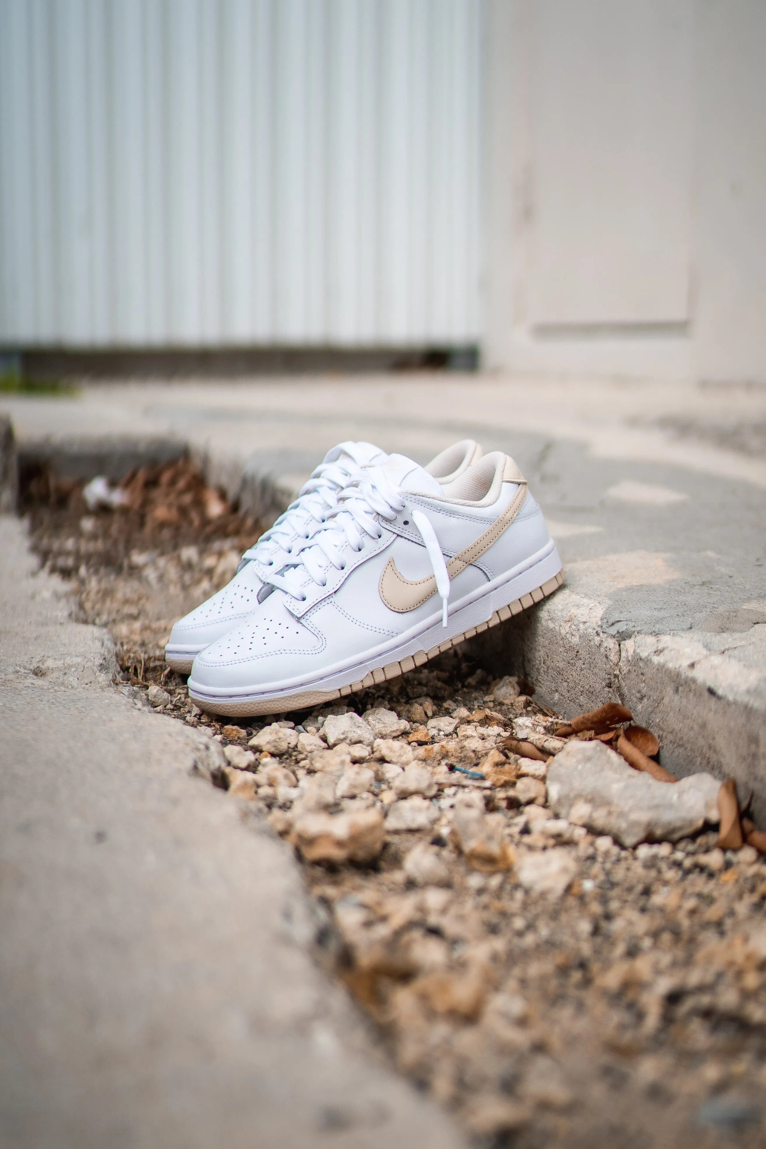 Comfort Grip Smooth ride Women Nike Dunk Low (Pearl White)