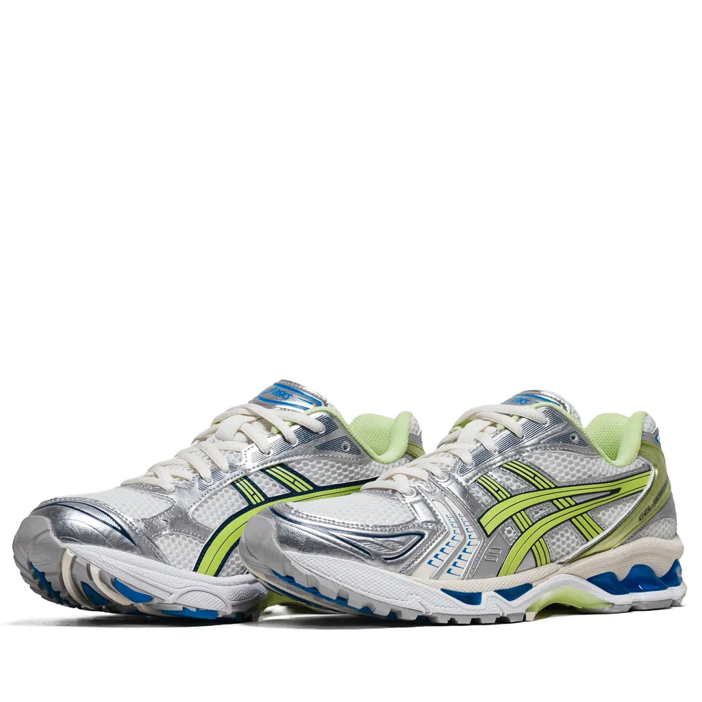 Asics Gel-Kayano 14 - White/Lime Green lightweight - design shoes Cutting - edge