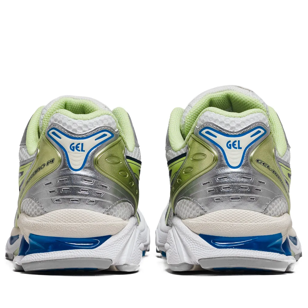 Asics Gel-Kayano 14 - White/Lime Green reflective - material running shoes Quick Response