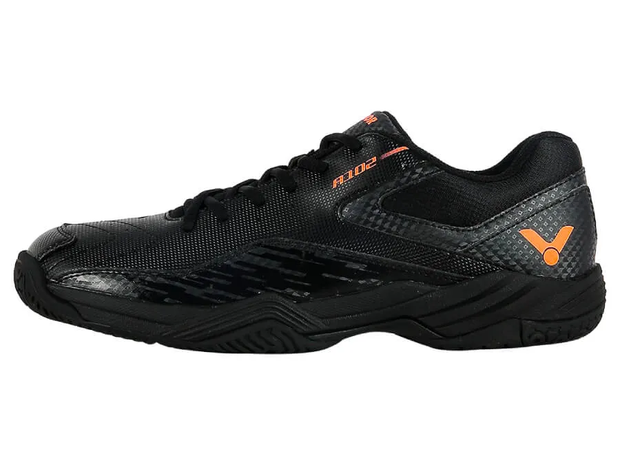 Easy to Wear Victor A102 C Badminton Shoes (Black)