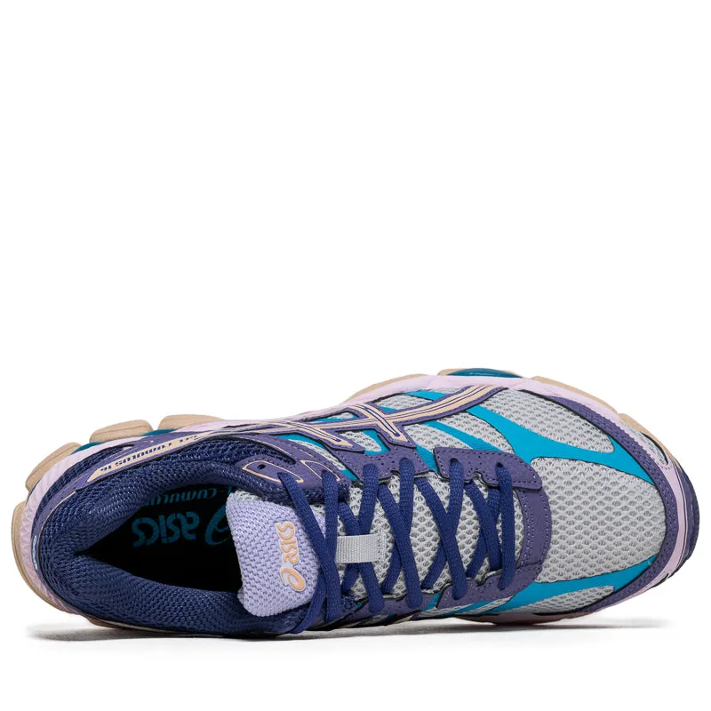 pattern - printed shoes evening running footwear Asics Gel-Cumulus 16 - Cloud Grey/Bisque