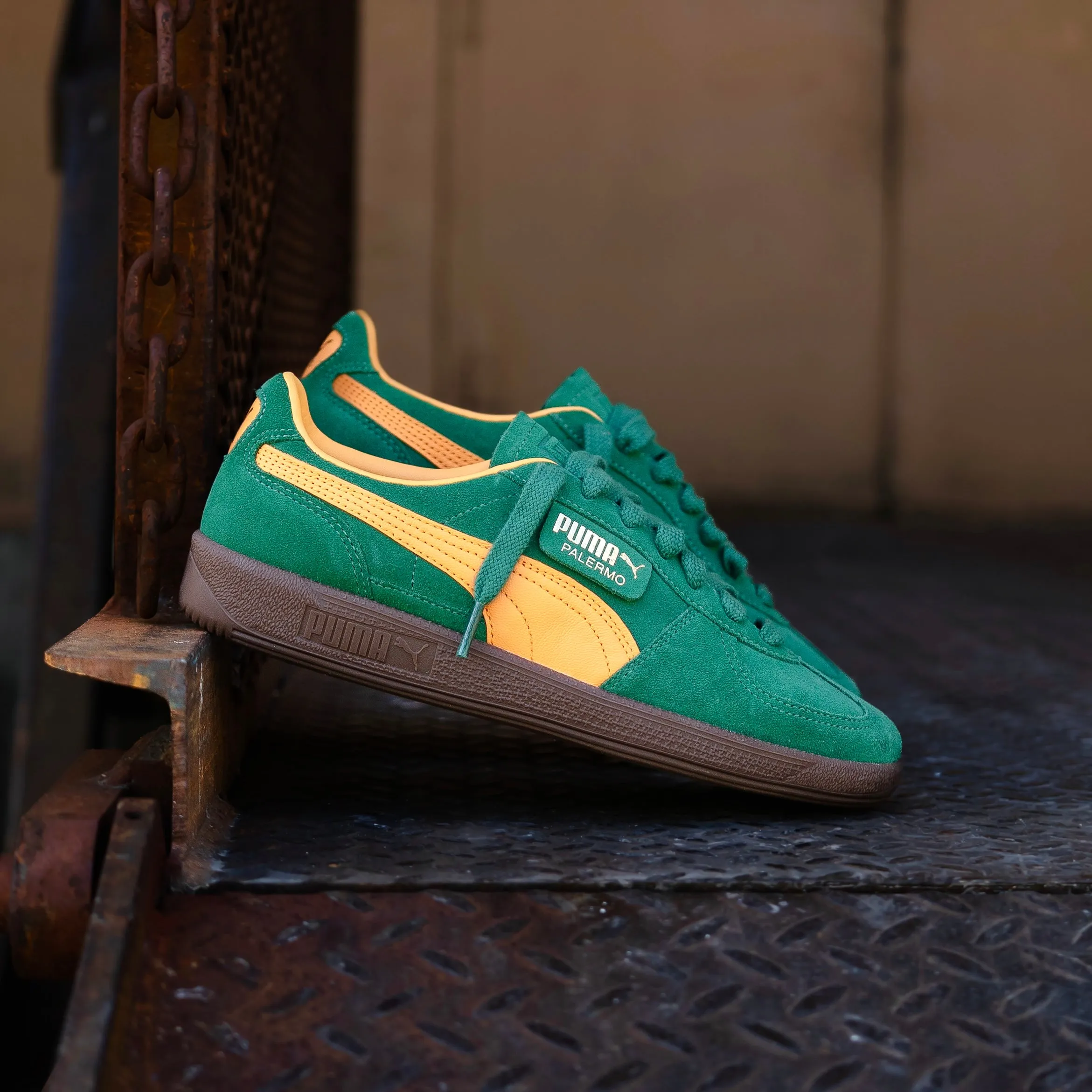 Mens Puma Palermo (Vine/Clementine) necessary casual dressers' slip - ons
