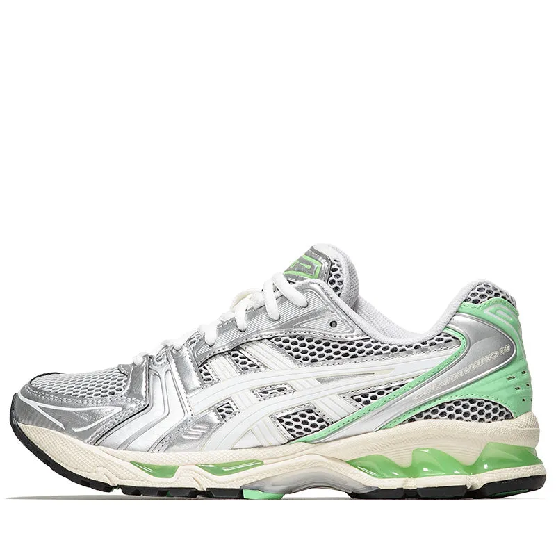 flexible midsole shoes Autumn running style Asics Gel-Kayano 14 - White/Menthol