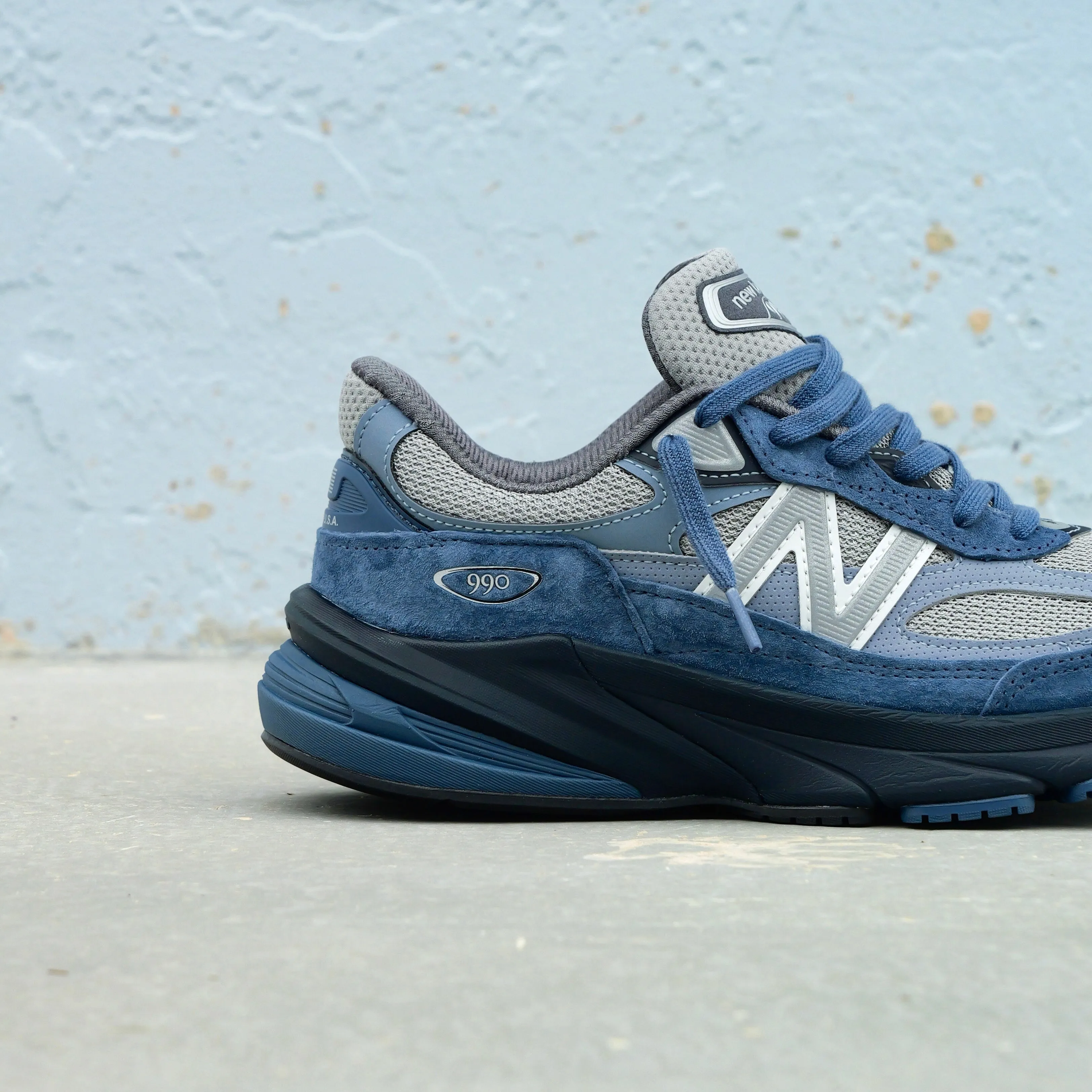 Round Toe New Balance 990v6 Made In USA  ??Community Navy?? - U990LT6