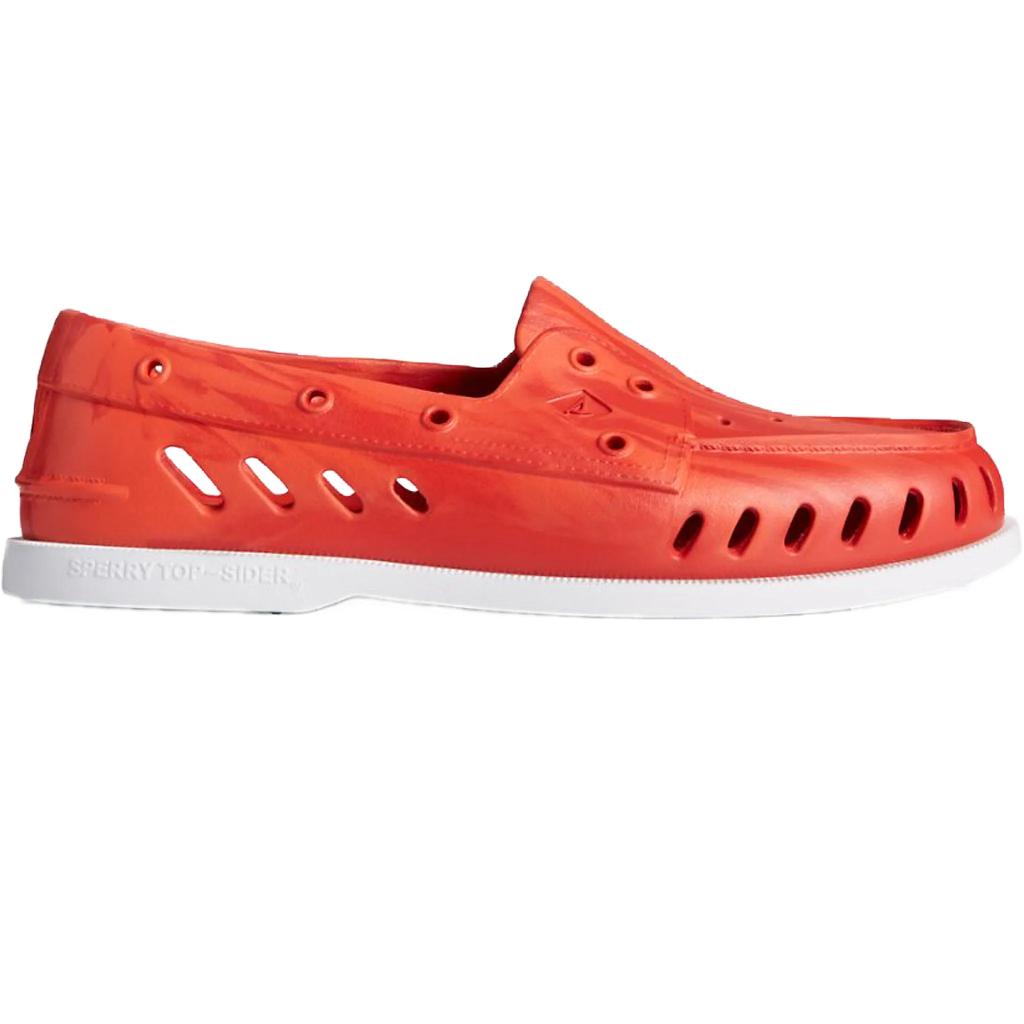 Zip Closure Sperry Men's A/O Authentic Original Float Rhubarb Red Casual Boat Shoes