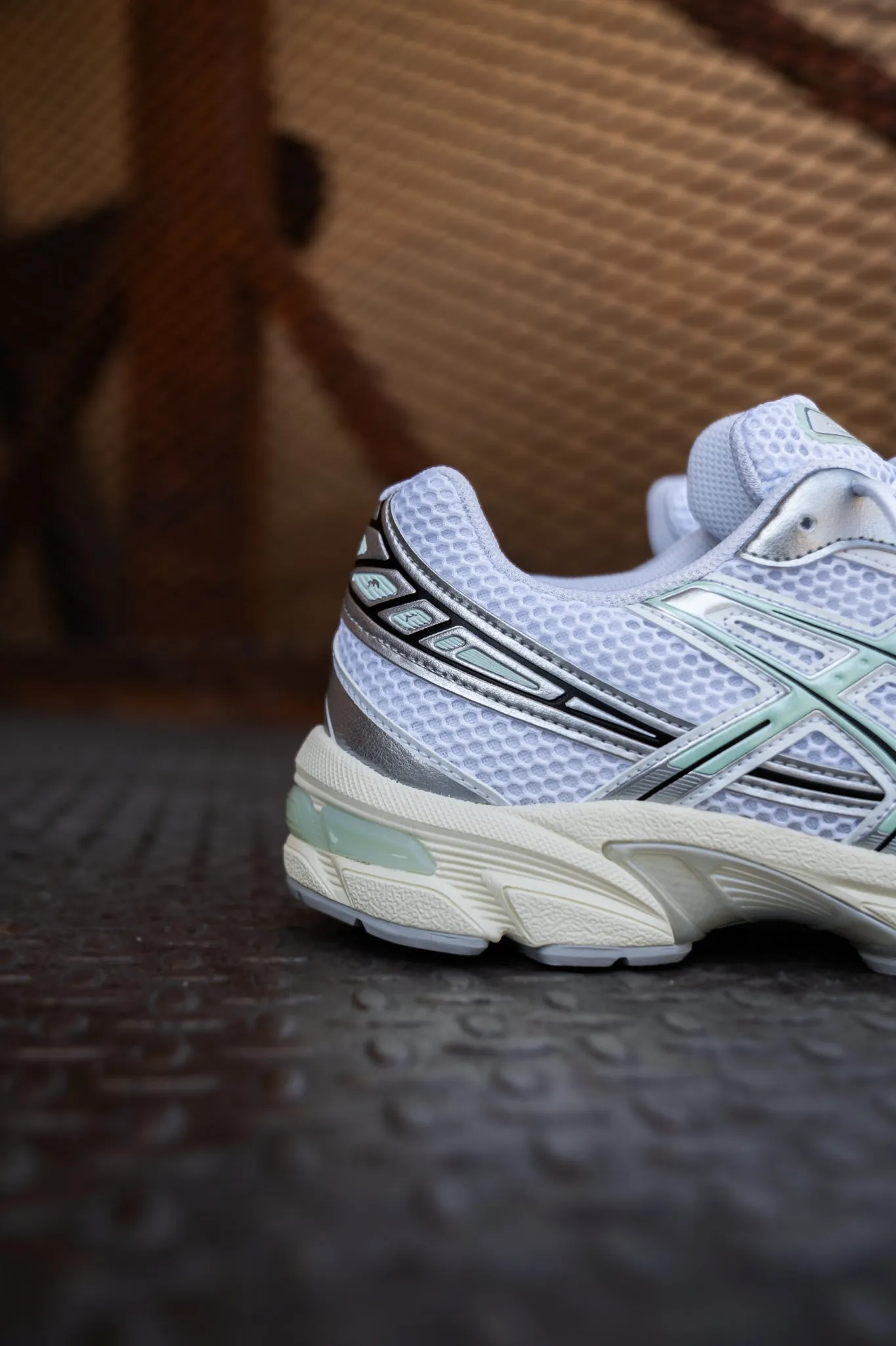 Mens Asics Gel-1130 (White/Mint Tint) Refined fashionistas