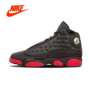 Original New Arrival Authentic NIKE Air Jordan 13 Retro BG "Grey Toe" - 414574-126 Womens Basketball Shoes Sneakers  Sport Abrasion Resistant Collar Team Gear