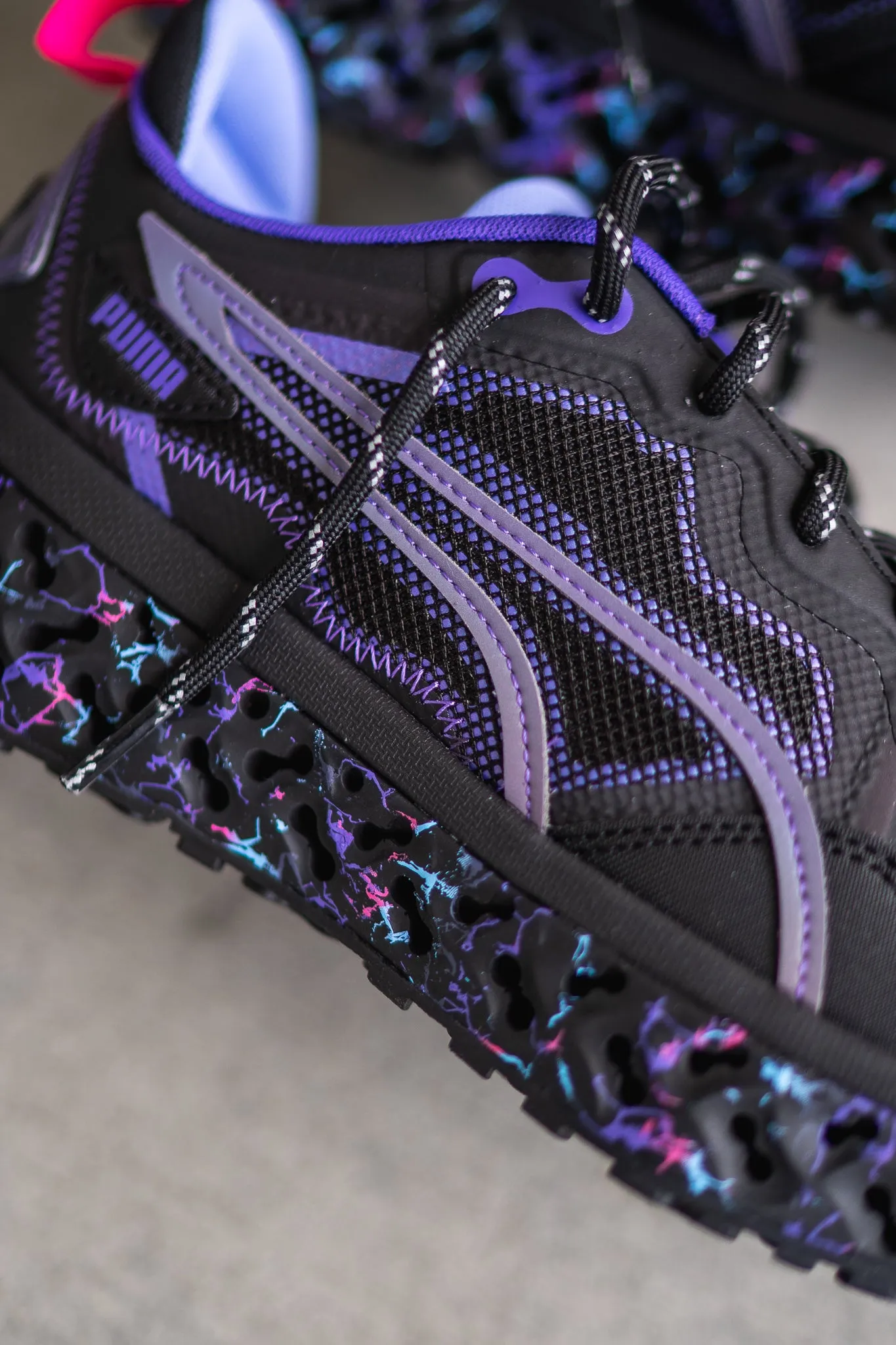 Men's Puma XETIC Sculpt Electric Storm (Puma Black/Ravish) personalization - level