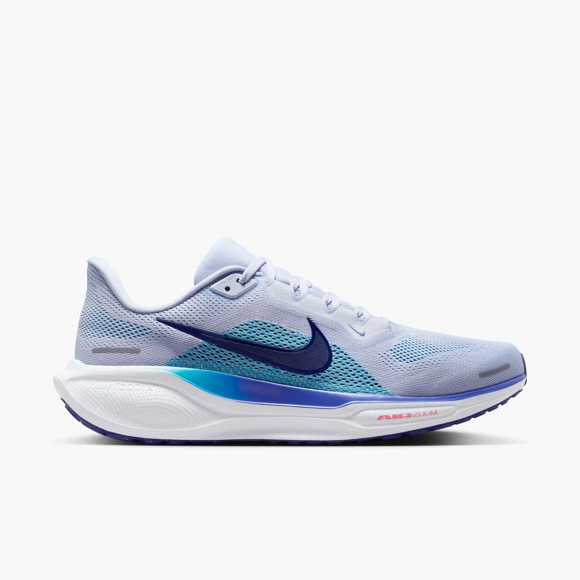 MEN'S PEGASUS 41 - D - 014 GHOST/BLUE VOID flat running