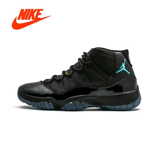 Original New Arrival Authentic NIKE Air Jordan 11 Retro "Gamma" Mens Basketball Shoes Memory Foam Quick Reaction