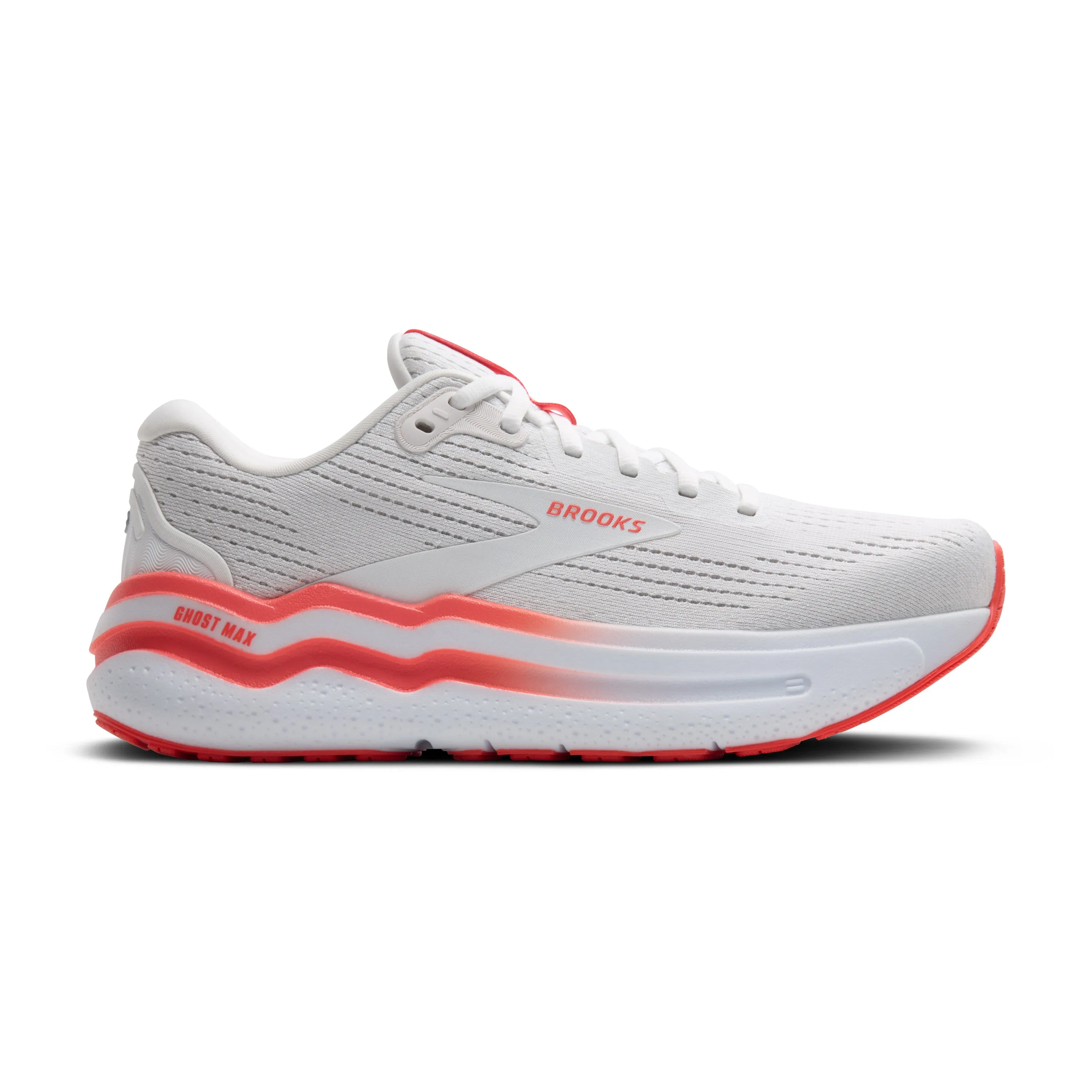 Park running Moisture   Wicking Material WOMEN'S GHOST MAX 2 - B - 174 WHITE/HOT CORAL