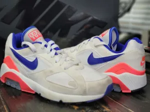 2017 Nike Air Max 180 Marina Blue/White Retro Running Shoes AH6786-100 Women 6 Icy Terrain Athletic Footwear