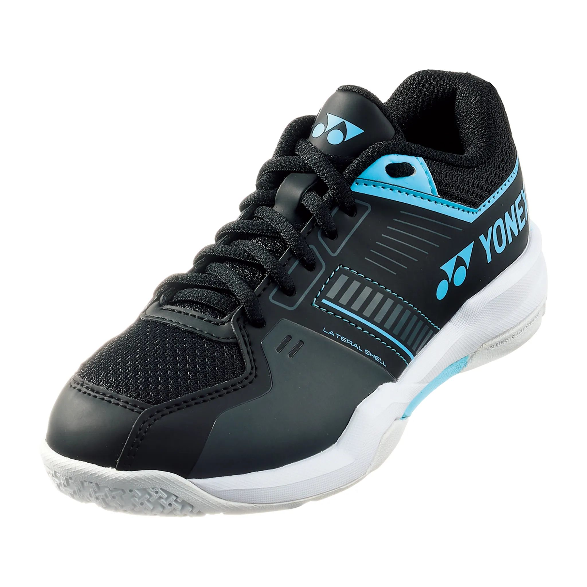 Yonex Power Cushion STRIDER FLOW Junior Court Shoes [Black/Blue] Light Core Elastic