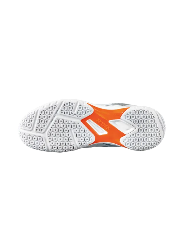 Sprint Legend Yonex 2021 Power Cushion 65X3 Unisex Badminton Shoes [White/Orange]