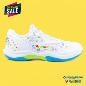 Heel lock Victor x Crayon Shin Chan Court Wide Shoes A39CS A (Bright White)