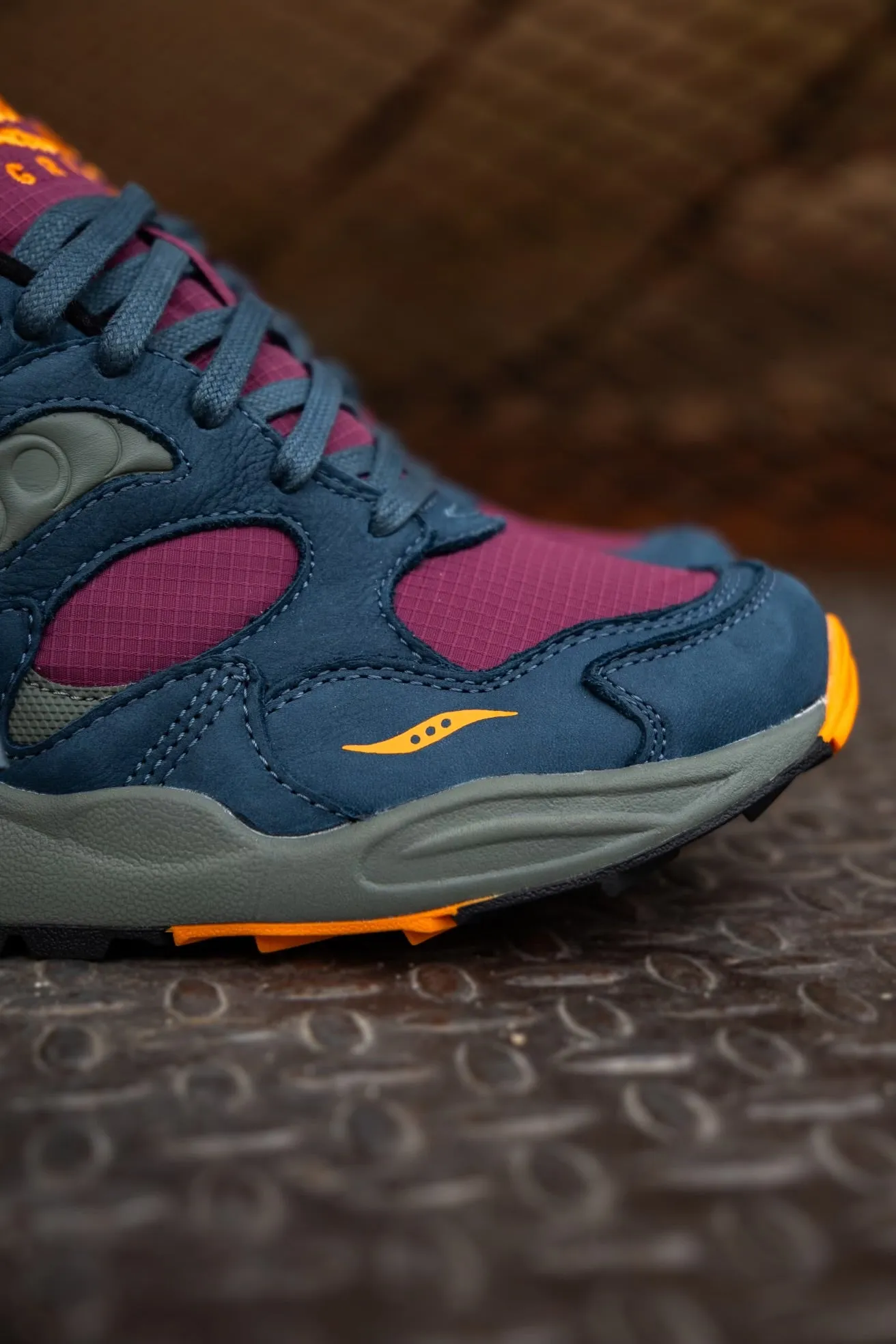 Mens Saucony Grid Shadow 2 Premium (Purple/Blue) Multi-Functional