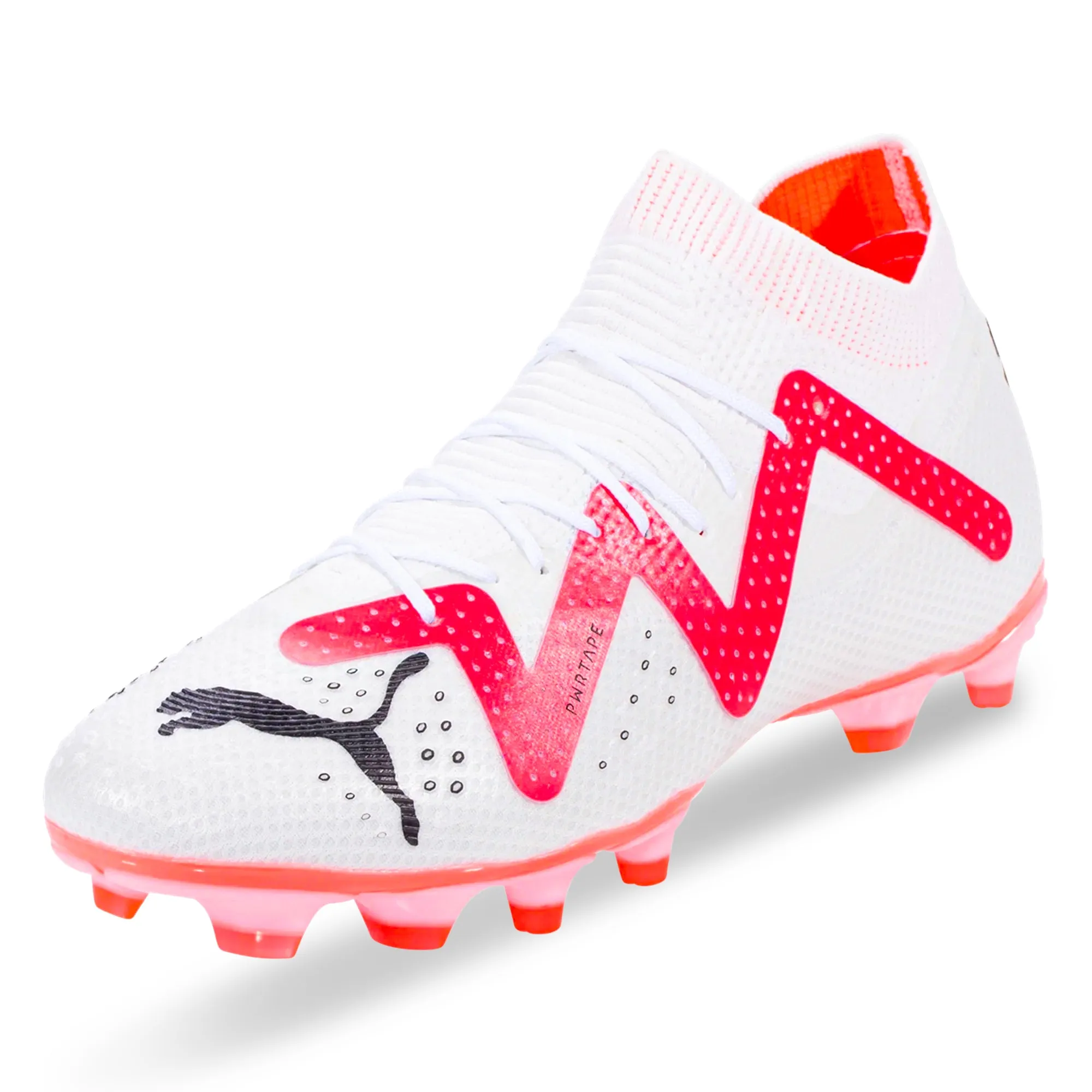 leather shoes Toddler-size kids' shoes Puma Future Pro FG/AG Soccer Cleats (White/Fire Orchid)