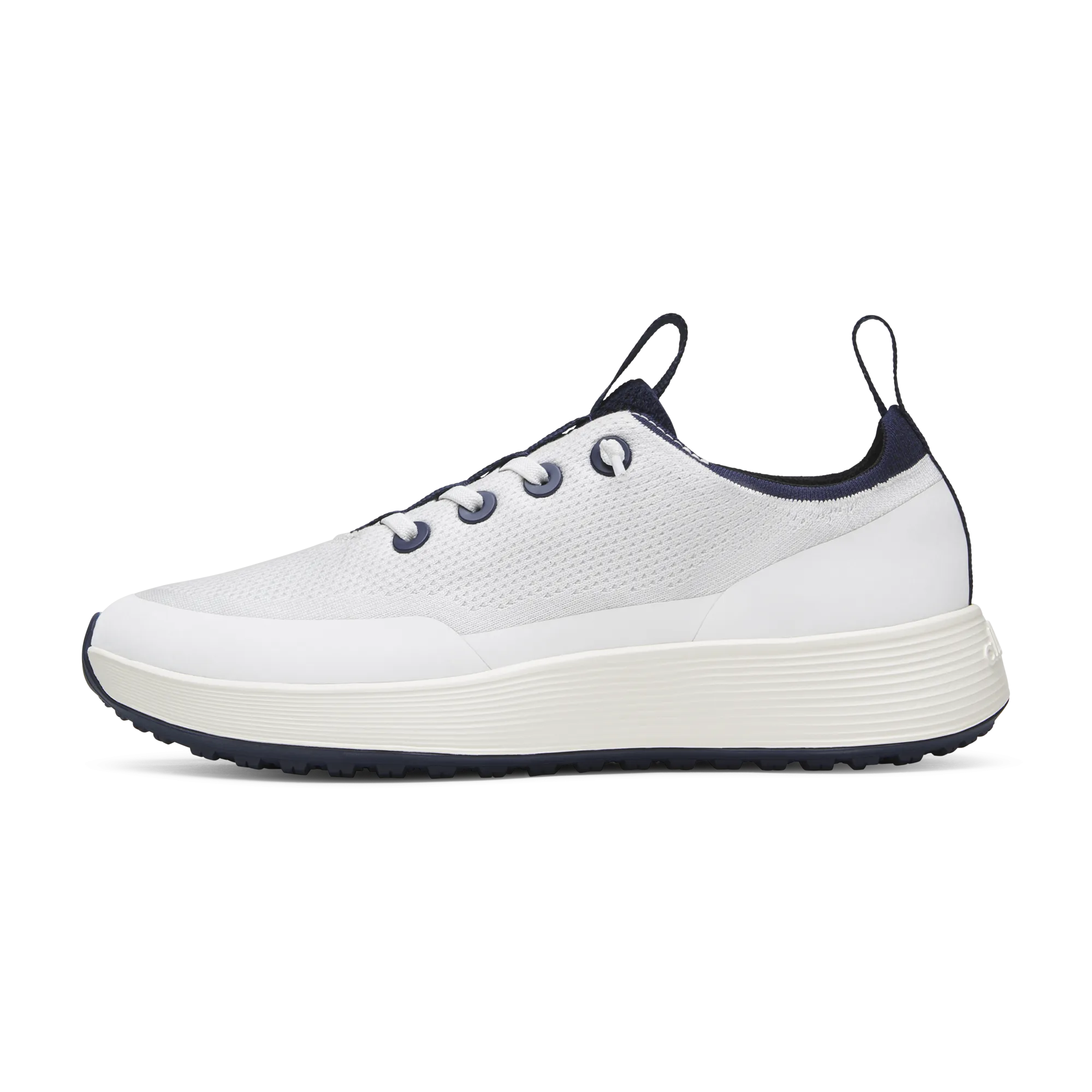 Water Resistant Women's Tree Runner Go - Utility - Blizzard/Deep Navy (Natural White Sole)