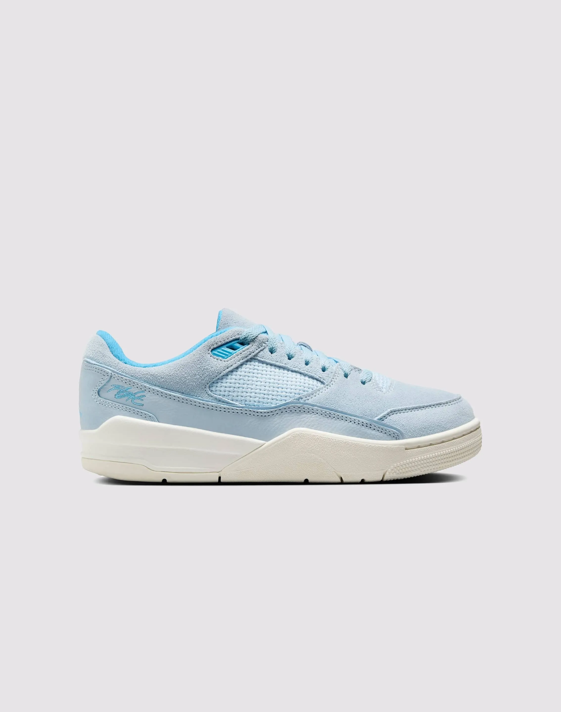 Memory Foam Collar Foot Friendly Jordan Flight Court "Hydrogen Blue/University Blue/Sail"