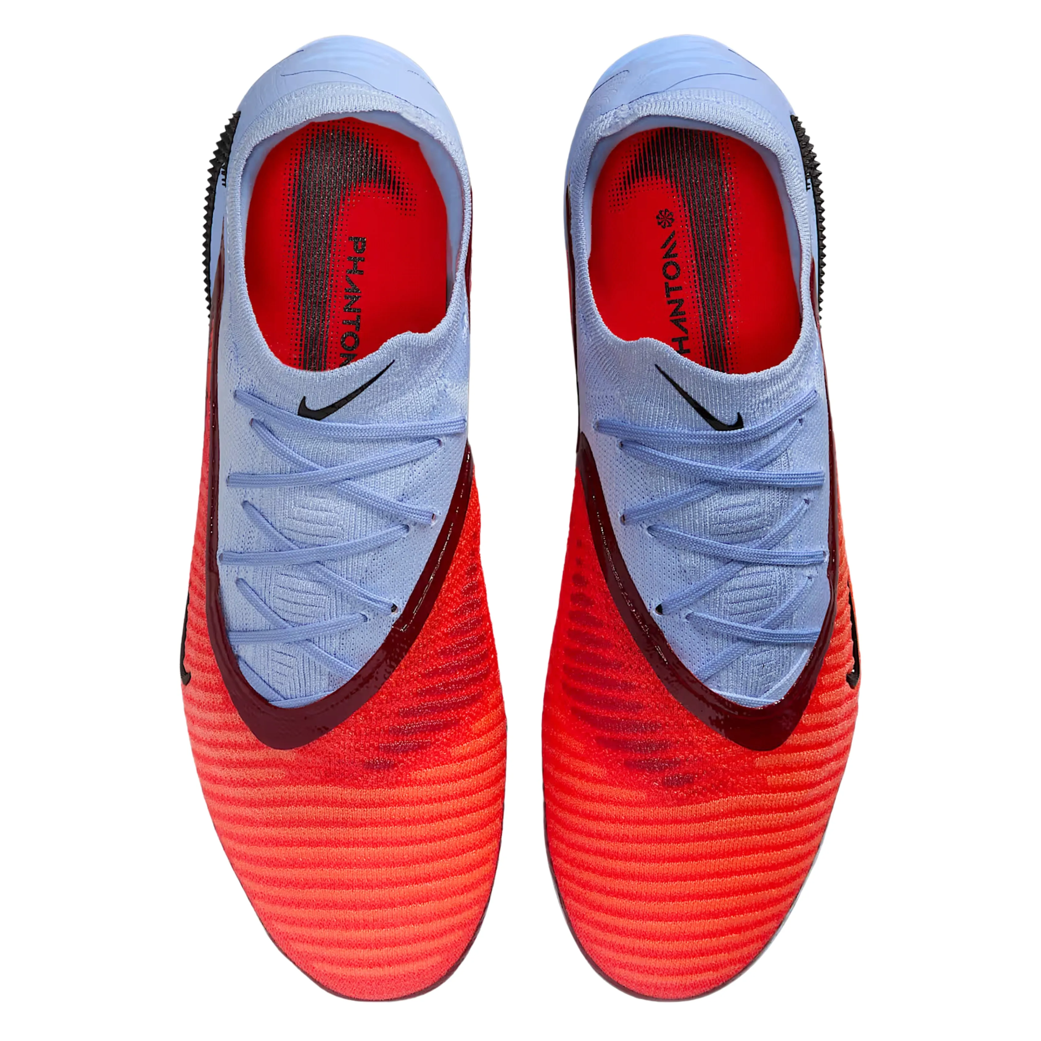 Nike Phantom GX 2 Low Elite Firm Ground Soccer Cleats (Royal Tint/Bright Crimson) Ankle Braces