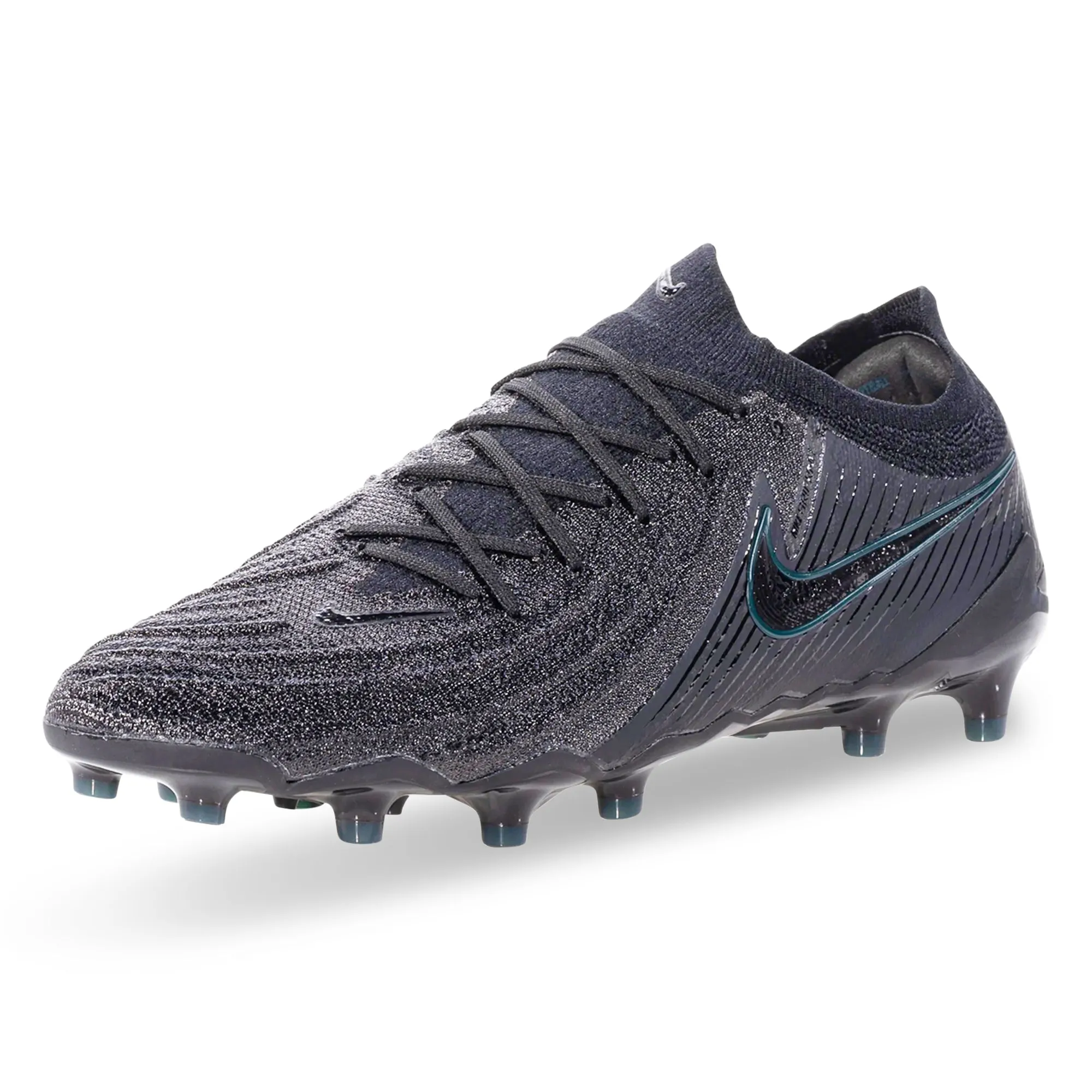 Nike Phantom GX II Elite FG Soccer Cleats (Black/Deep Jungle) All - Purpose narrow - fit shoes
