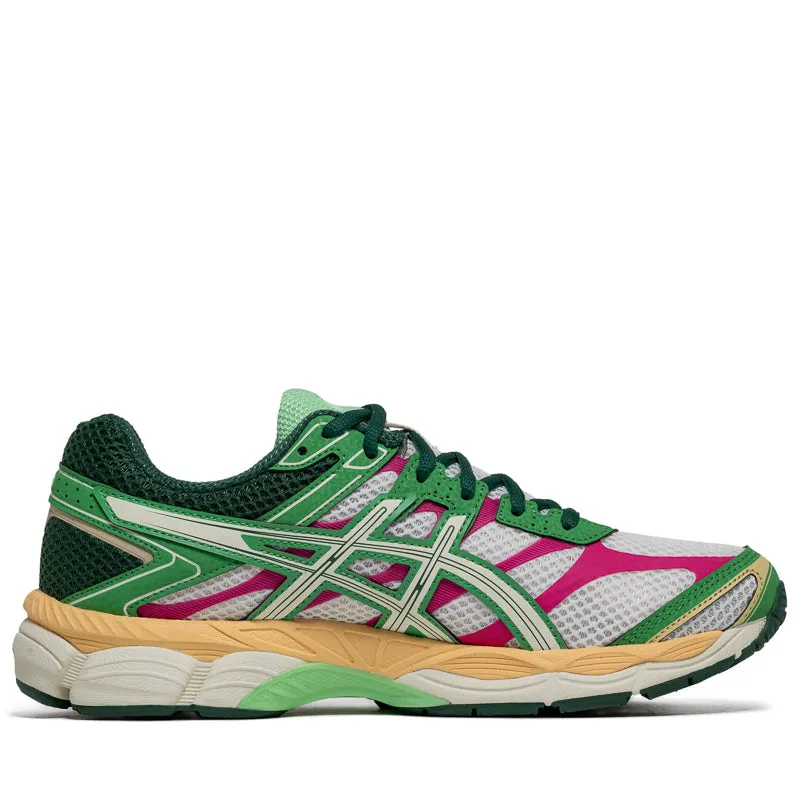 Asics Gel-Cumulus 16 - Cream/Ivory running in a marsh area shoes men's running shoe alternative