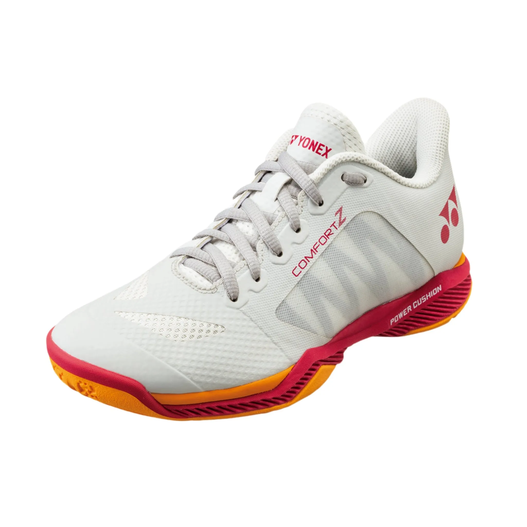 Classic Look YONEX 2025 Comfort Z WIDE Badminton Shoes - Off White/Red (Limited Edition)
