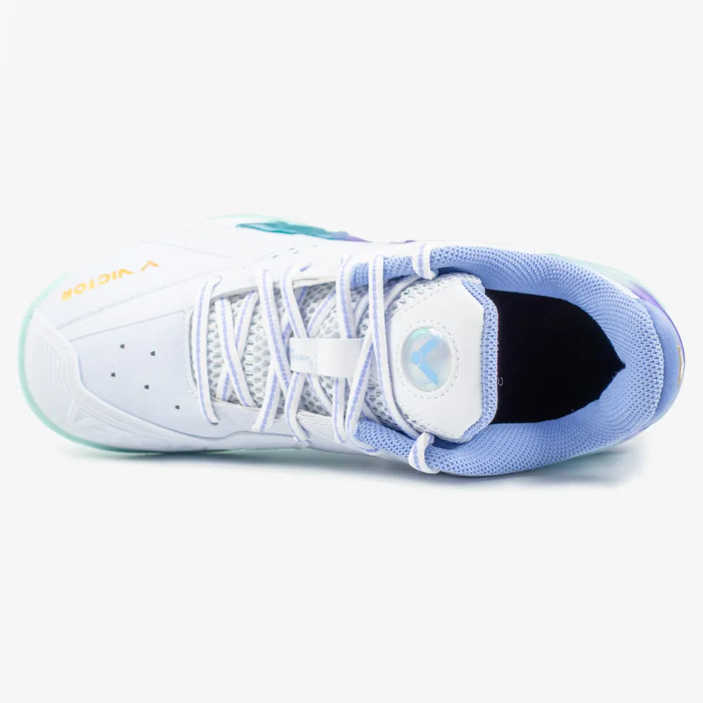 Secure Core Victor P8500NLite Nitrolite Court Shoe P8500NL-AT (Brilliant White/Blue Violet)