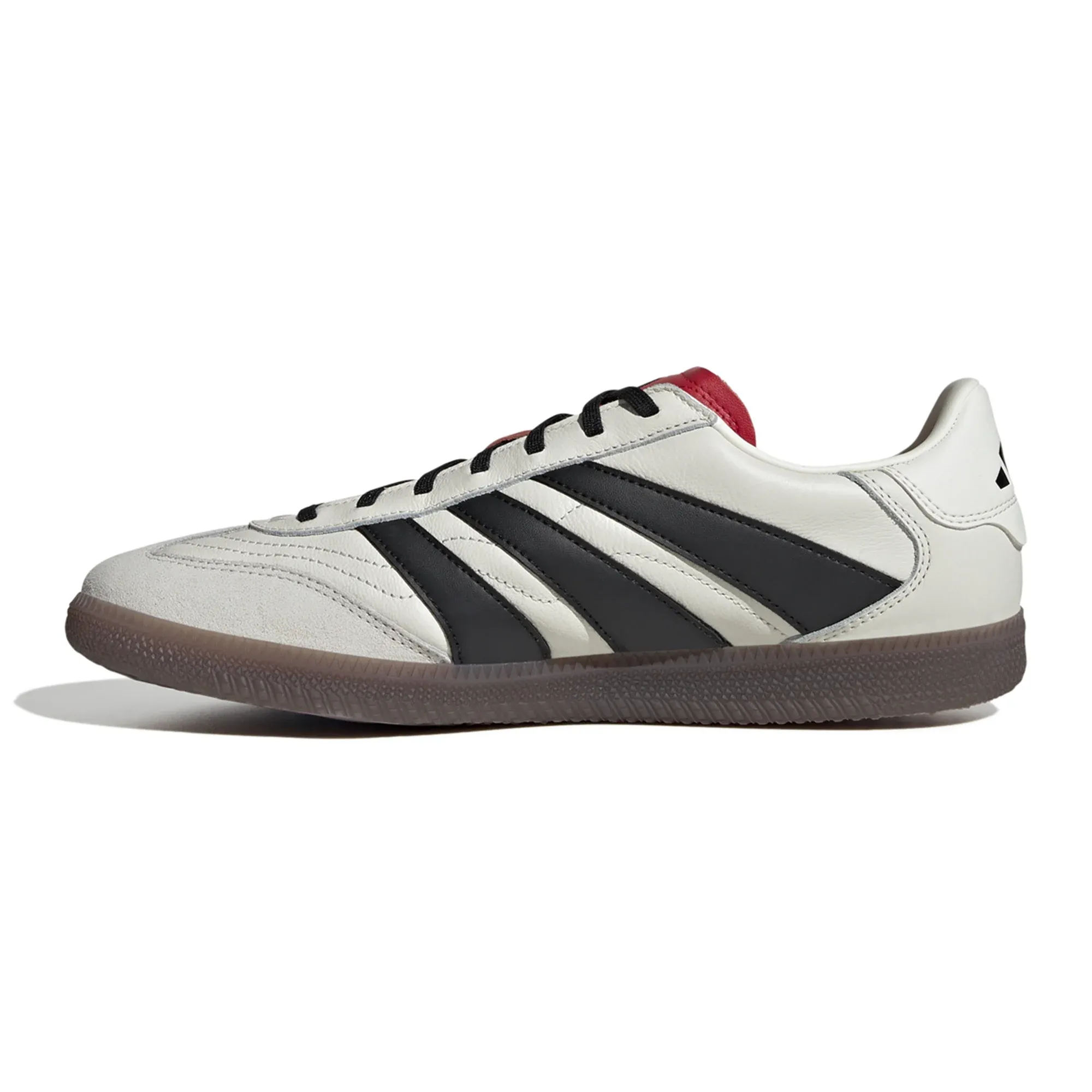 adidas Predator Freestyle Indoor Soccer Shoes (Off White/Black) professional athlete shoes