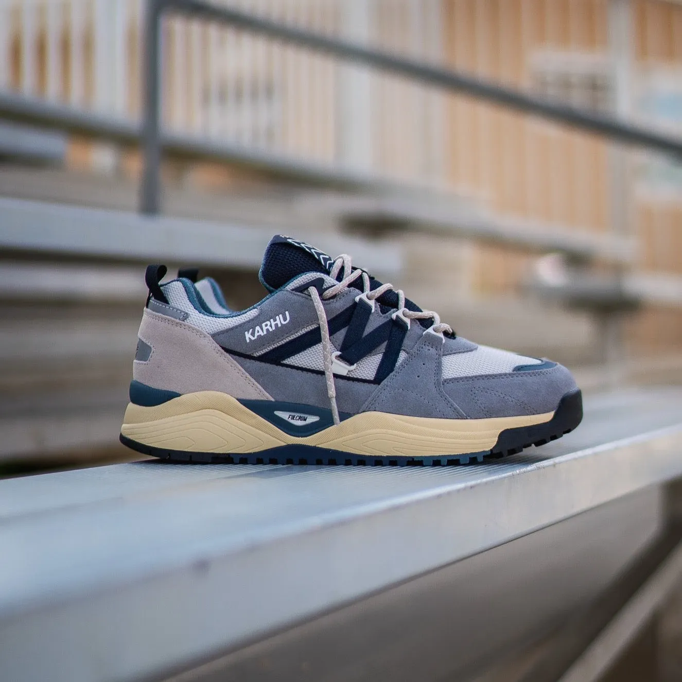 Mens Karhu Fusion XC (Ultimate Gray/India Ink) fall footwear assortments least slip-resistant